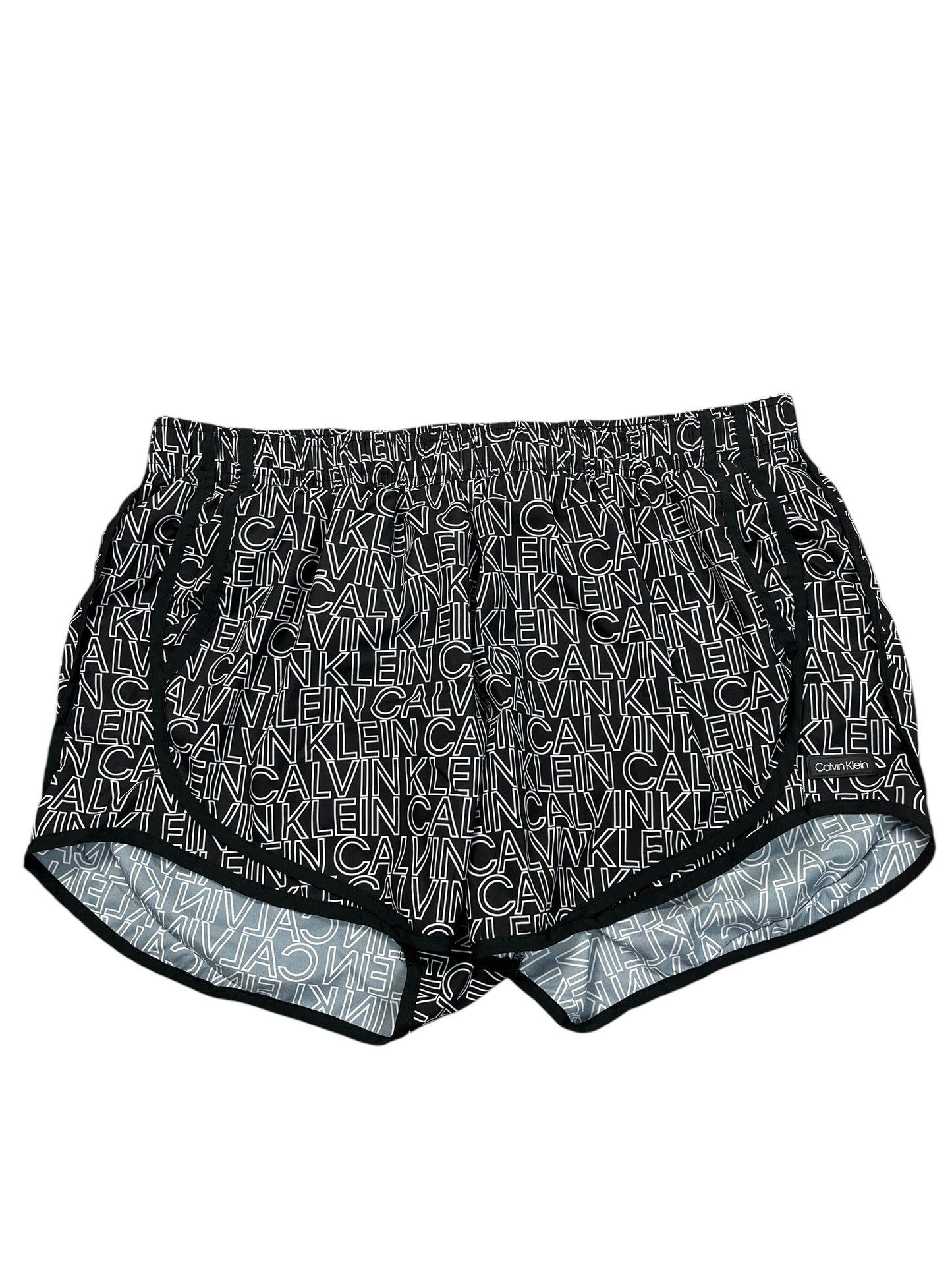 Athletic Shorts By Calvin Klein In Black, Size:Xl
