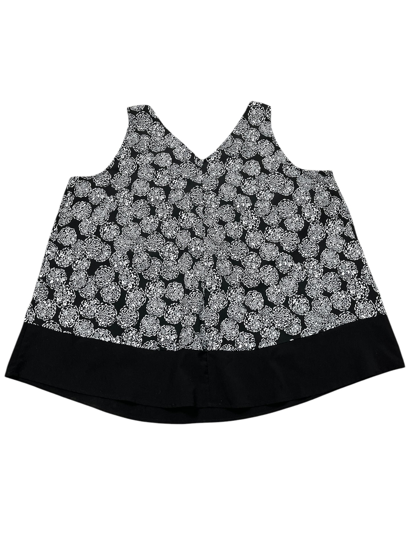 Top Sleeveless Basic By Lane Bryant In Black, Size:L