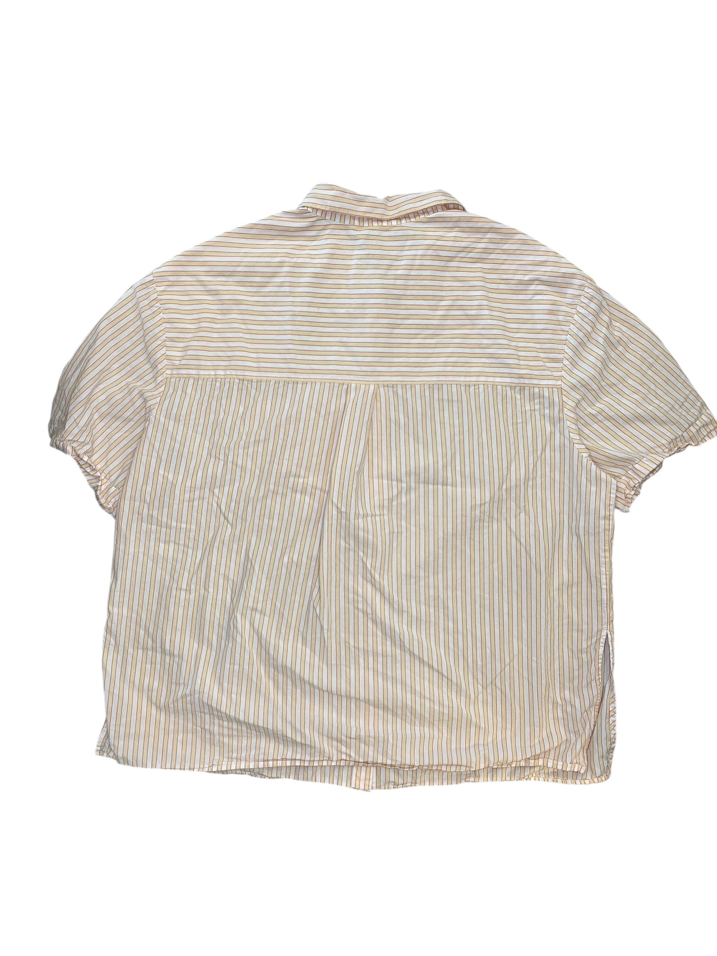 Top Ls By Anthropologie In Orange, Size:L