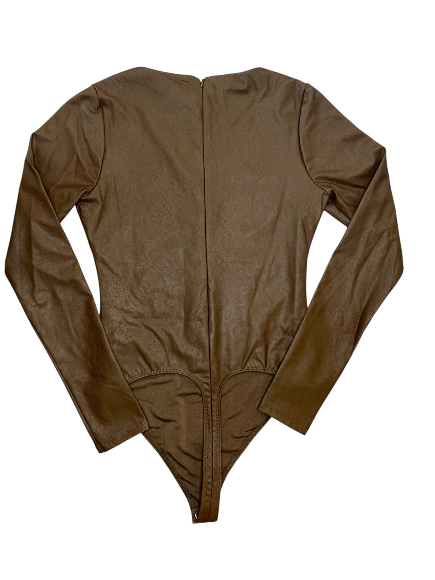 Bodysuit By Good American In Brown, Size:M
