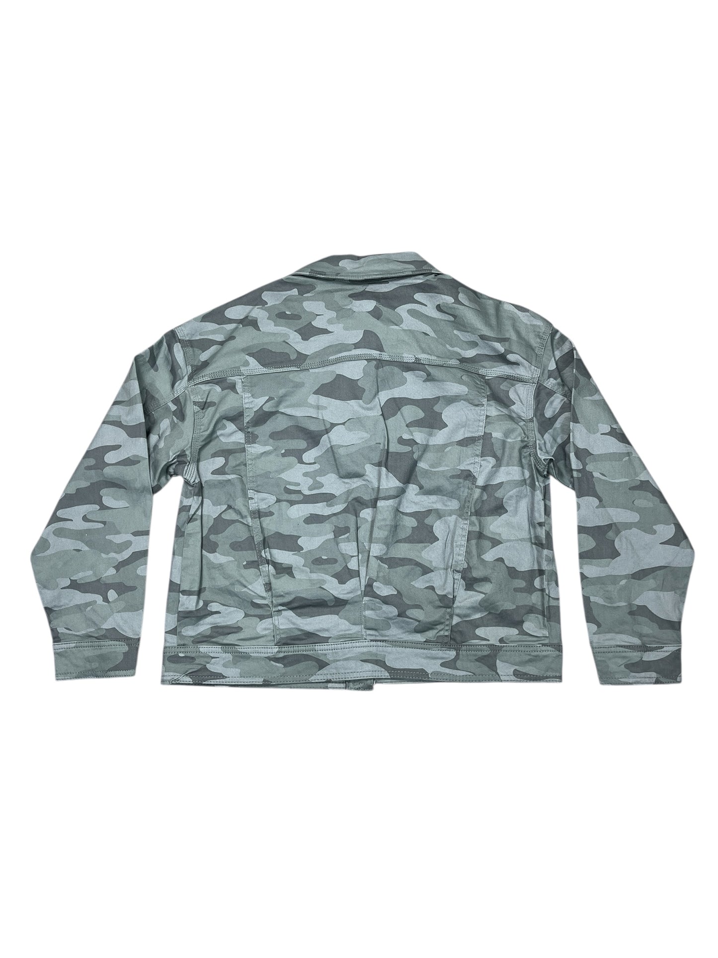 Jacket Denim By Democracy In Camouflage Print, Size:M