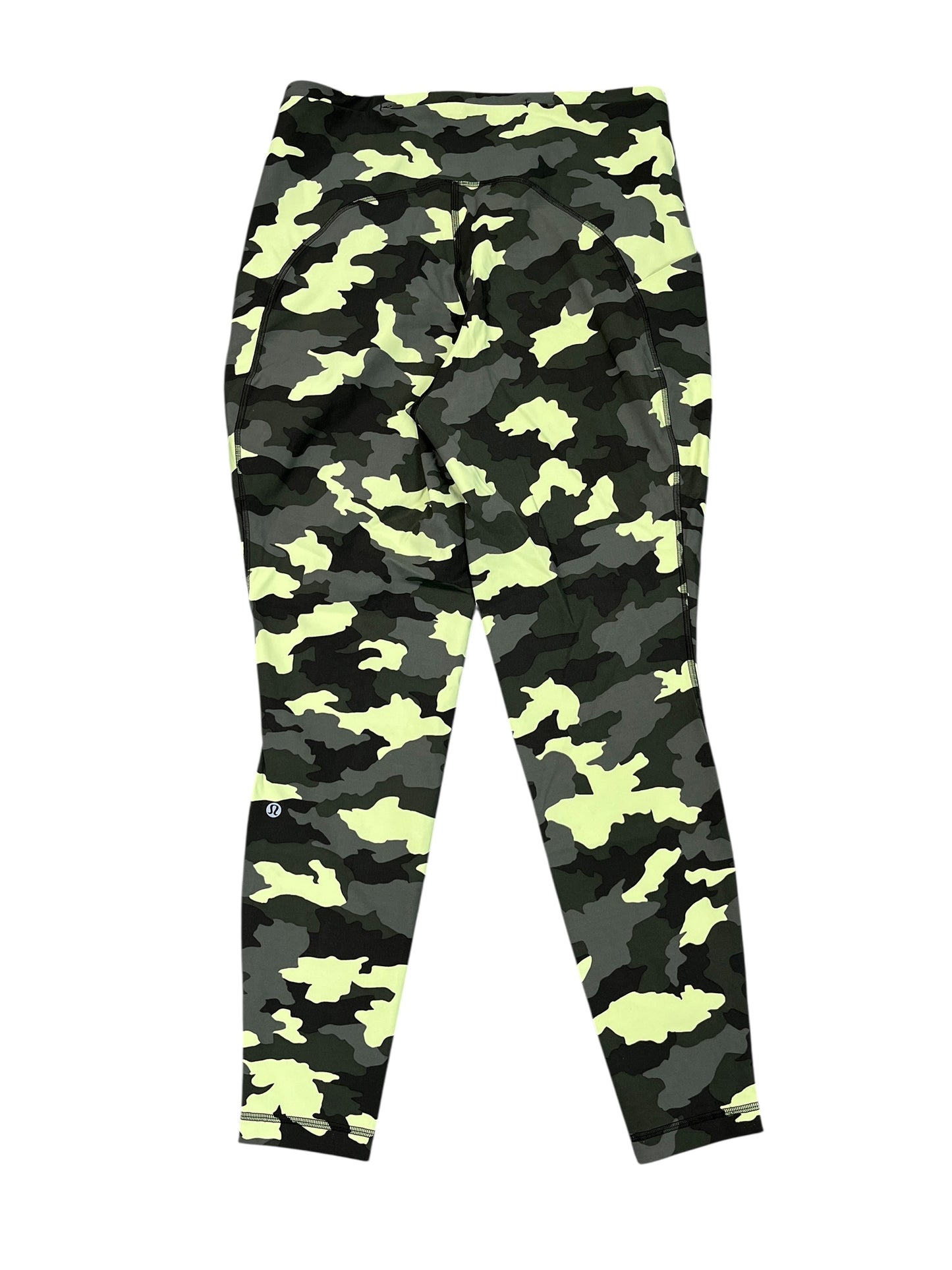 Athletic Leggings By Lululemon In Camouflage Print, Size:Xl