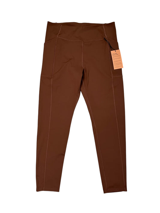 Athletic Leggings By Clothes Mentor In Brown, Size:3X