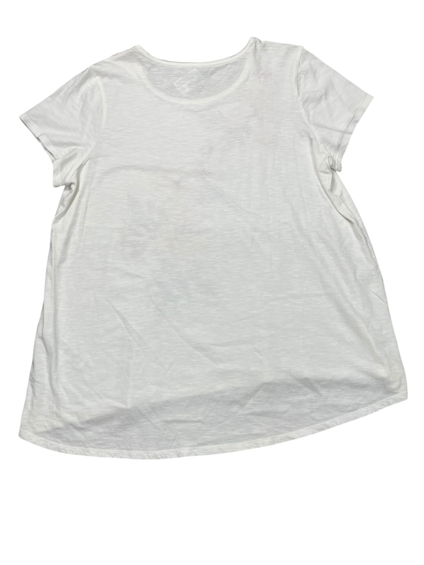 Top Ss By Chicos In White, Size:1X