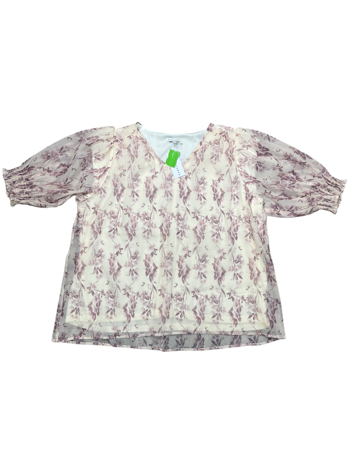 Blouse Ss By BALTIC BORN In Floral Print, Size:1X