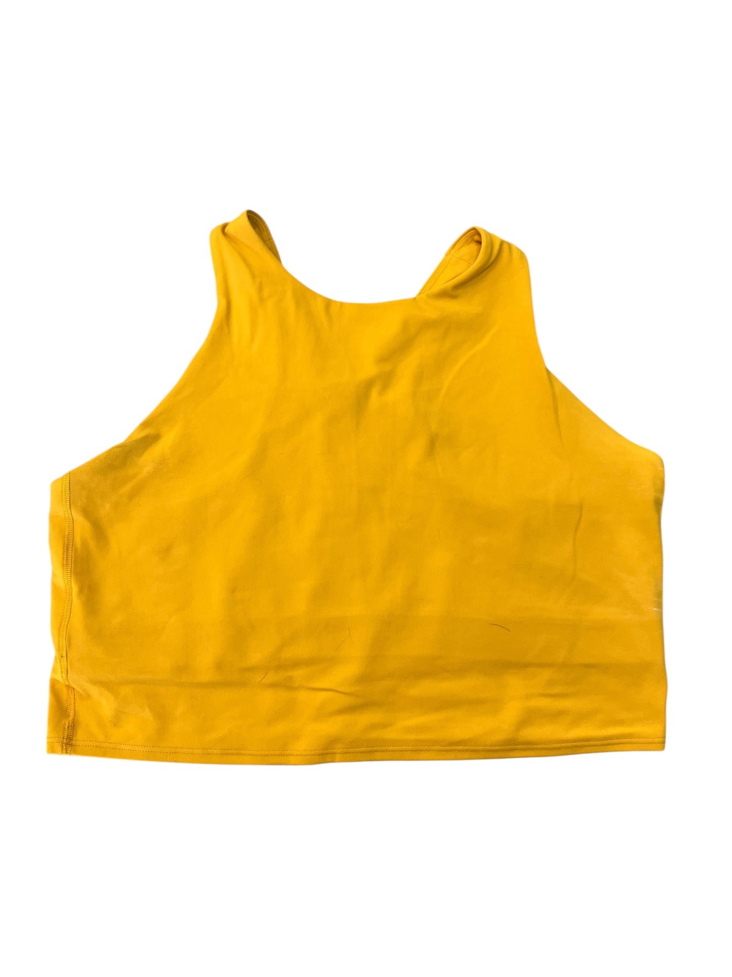 Athletic Tank Top By Athleta In Yellow, Size:Xl