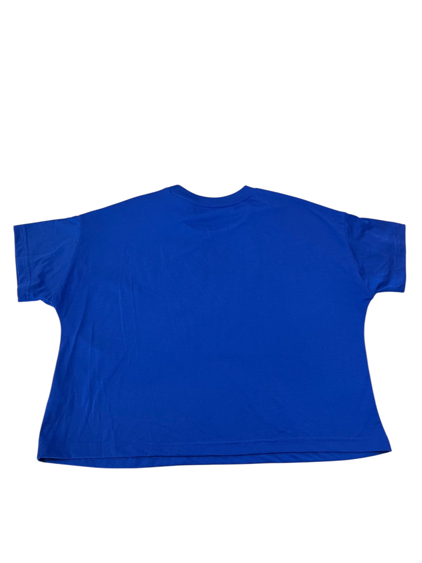 Top Ss By Adidas In Blue, Size:L
