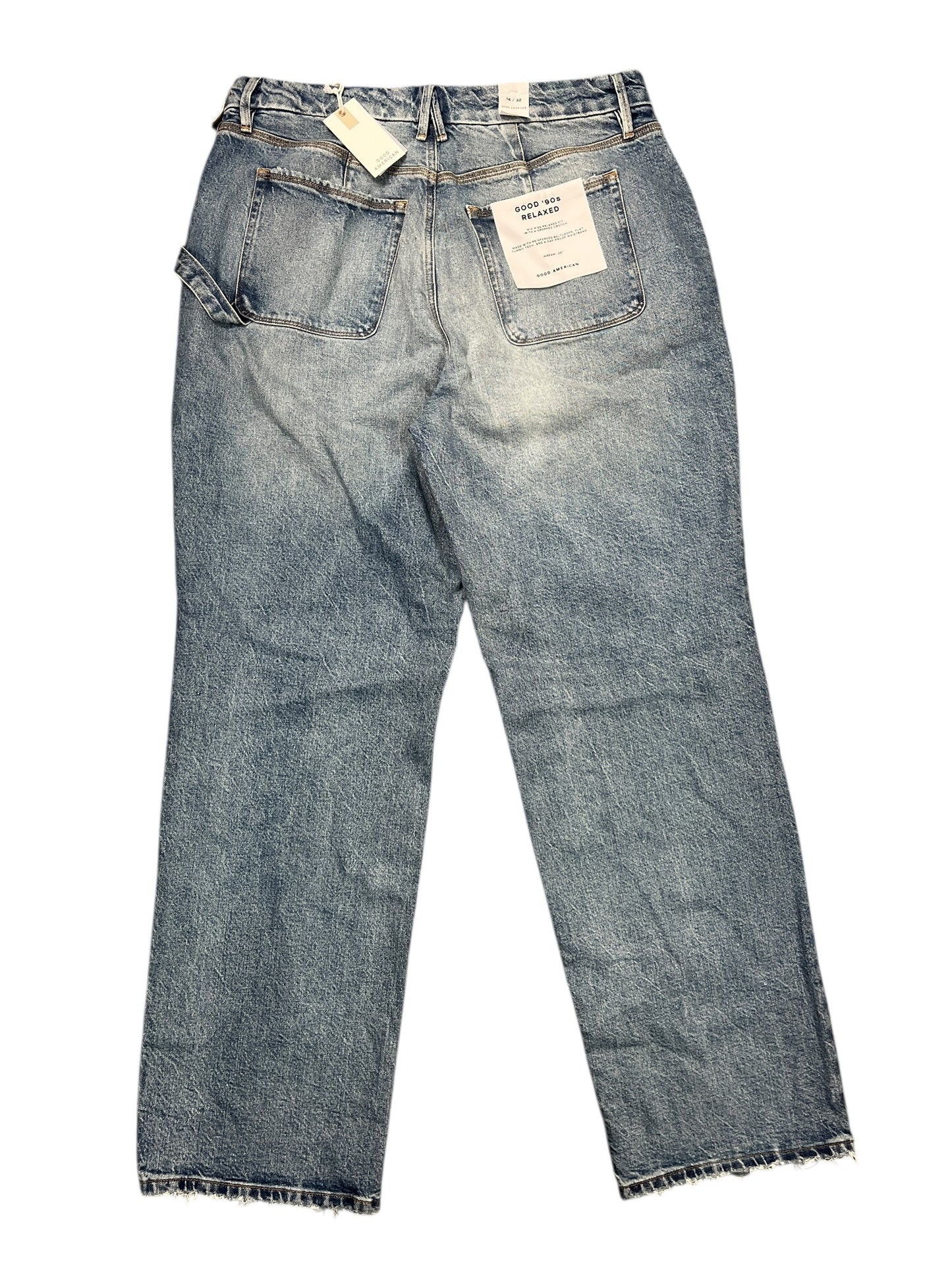Jeans Boyfriend By Good American In Blue Denim, Size:14