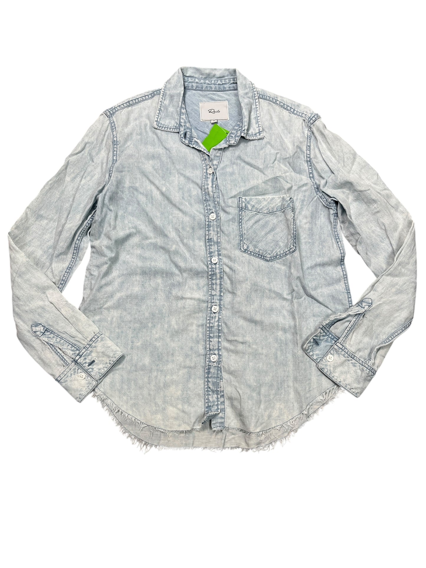 Top Ls By Rails In Blue Denim, Size:S