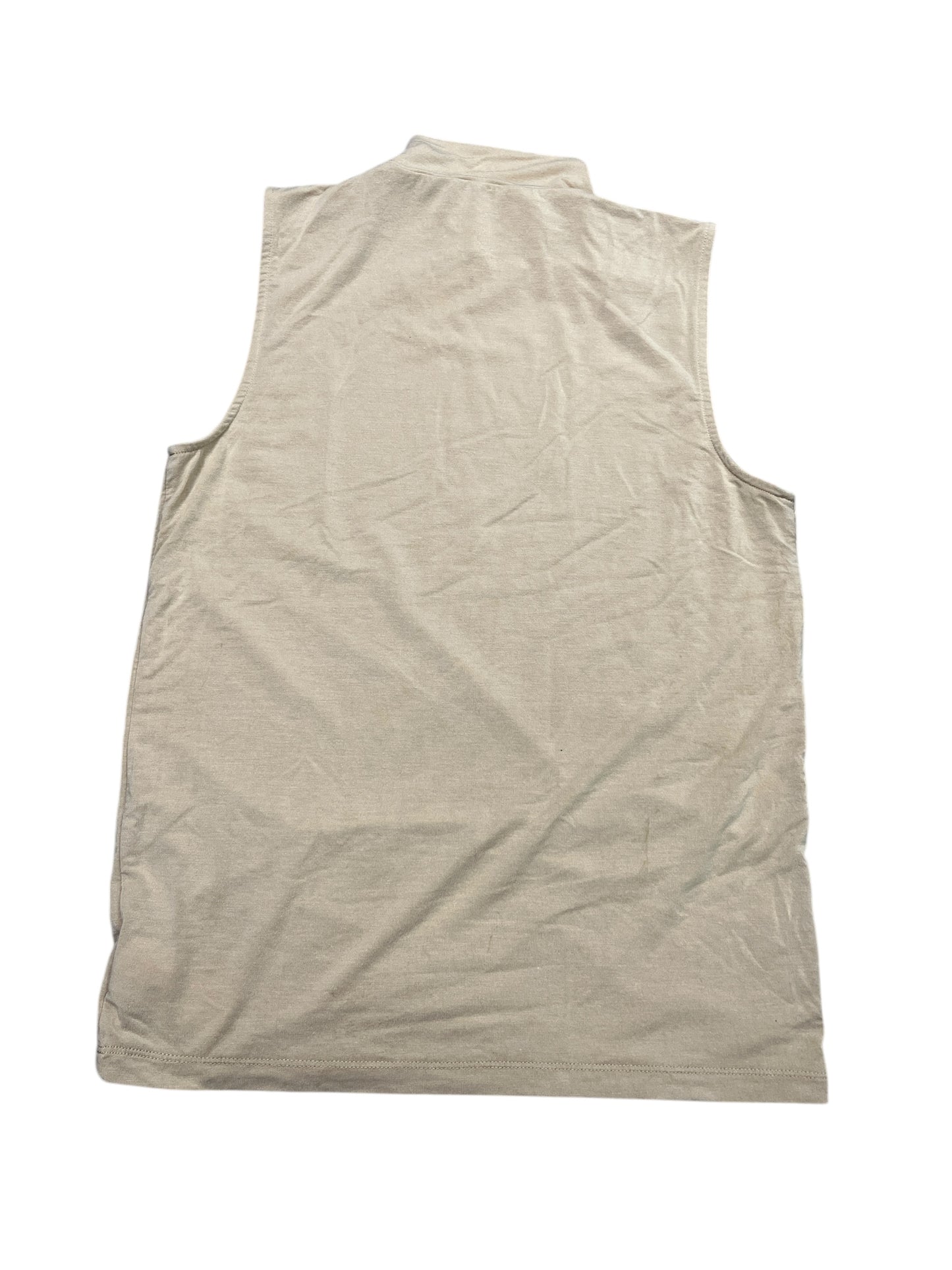Top Sleeveless By J. Crew In Tan, Size:M