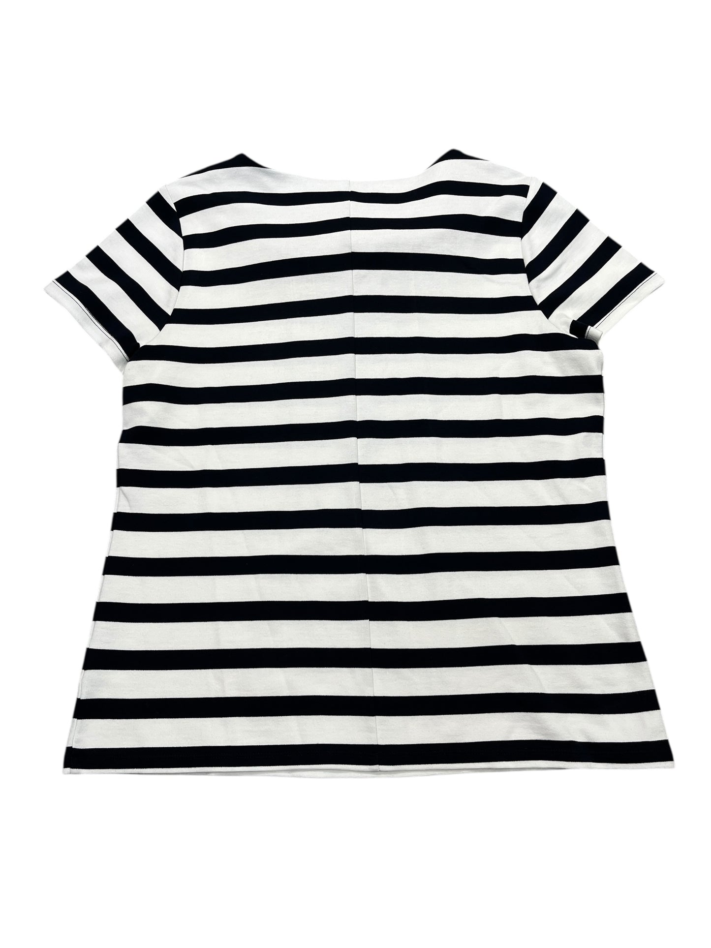 Top Ss By Talbots In Striped Pattern, Size:Lp