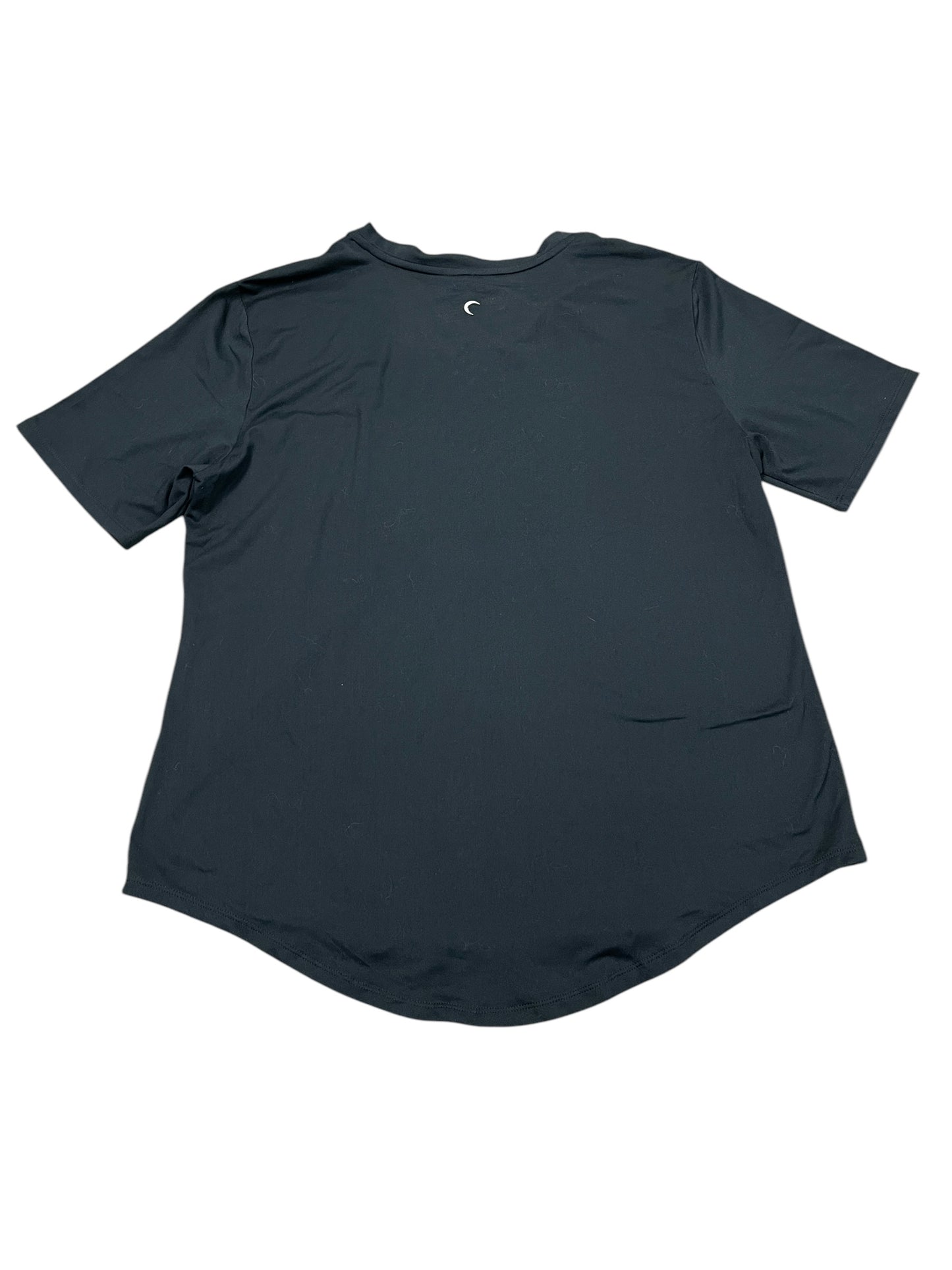 Athletic Top Ss By Zyia In Black, Size:3X