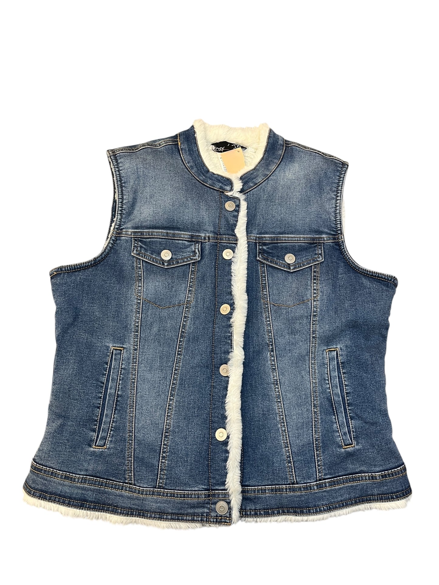 Vest Other By Mac and Me In Blue Denim, Size:L