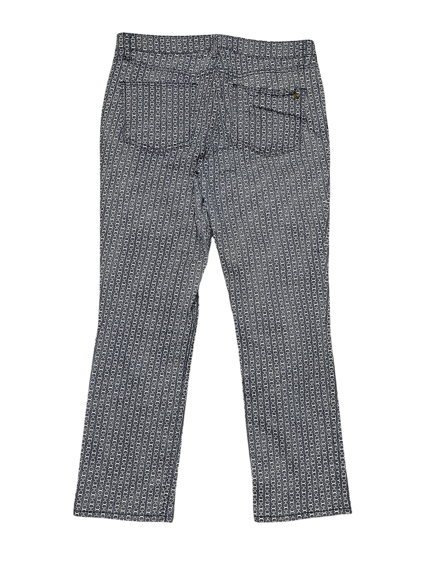 Pants Designer By Tory Burch In Blue, Size:10