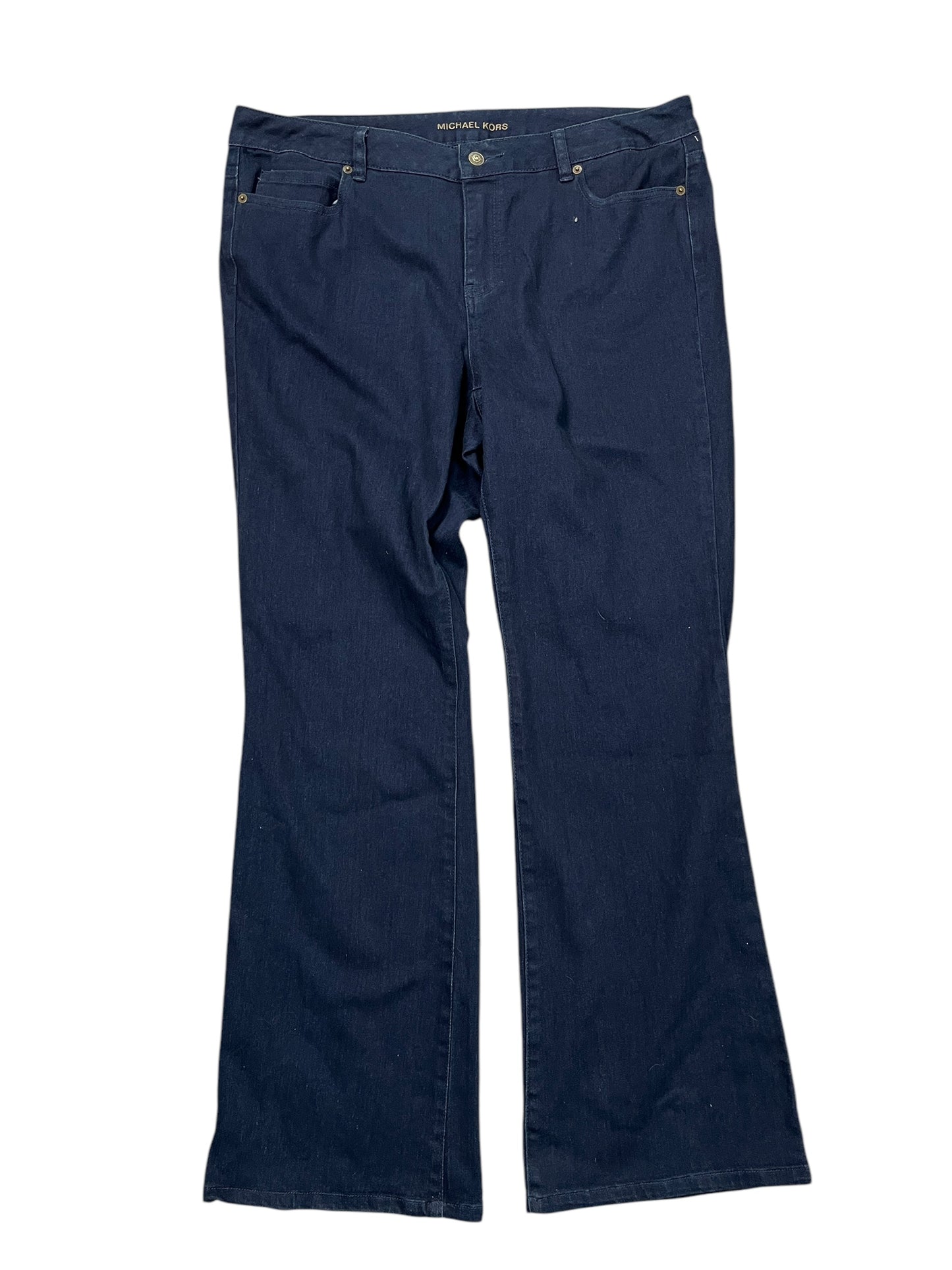 Jeans Designer By Michael Kors In Blue Denim, Size:16