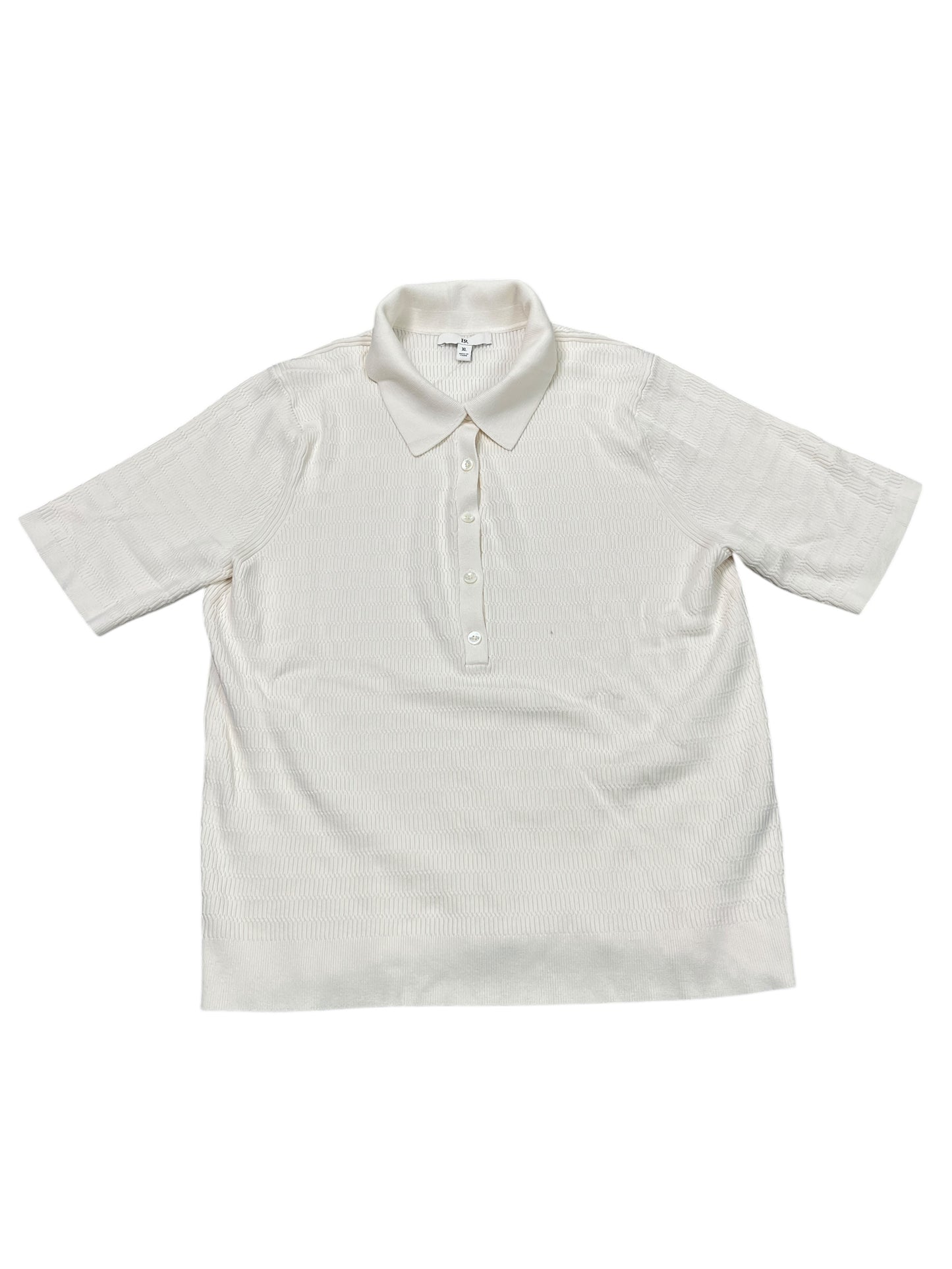 Top Ss By Banana Republic In White, Size:Xl
