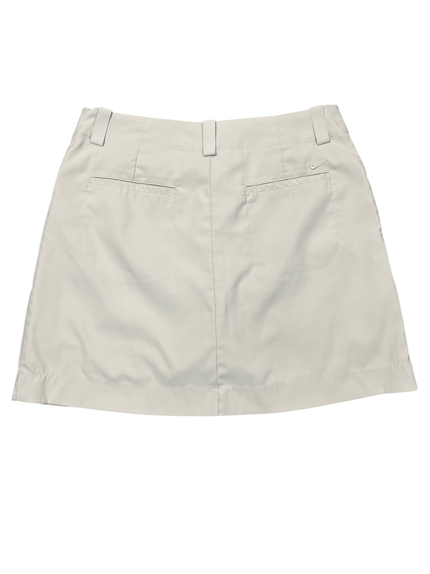 Athletic Skort By Nike Apparel In Tan, Size:M