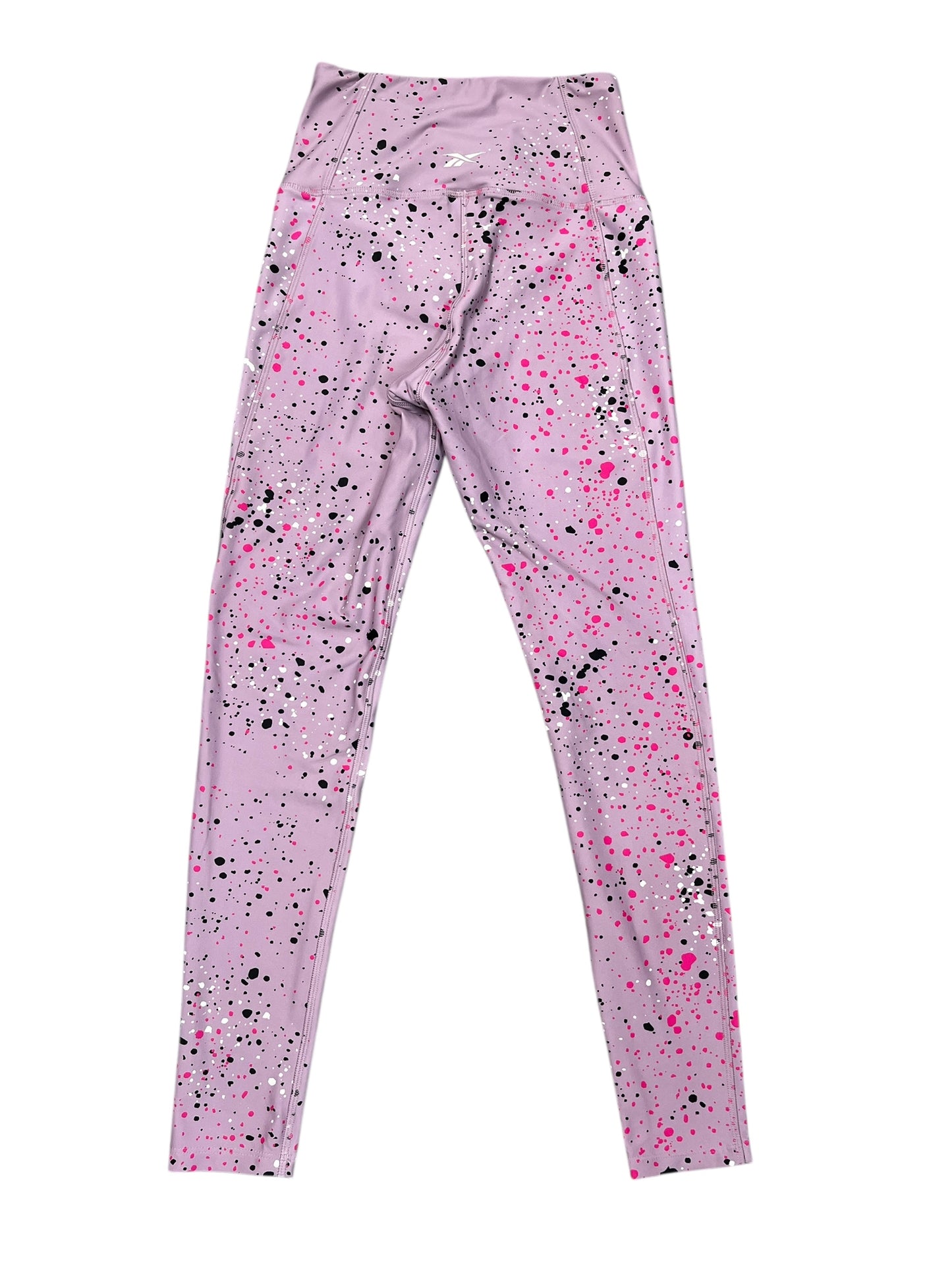 Athletic Leggings By Reebok In Pink & Purple, Size:S