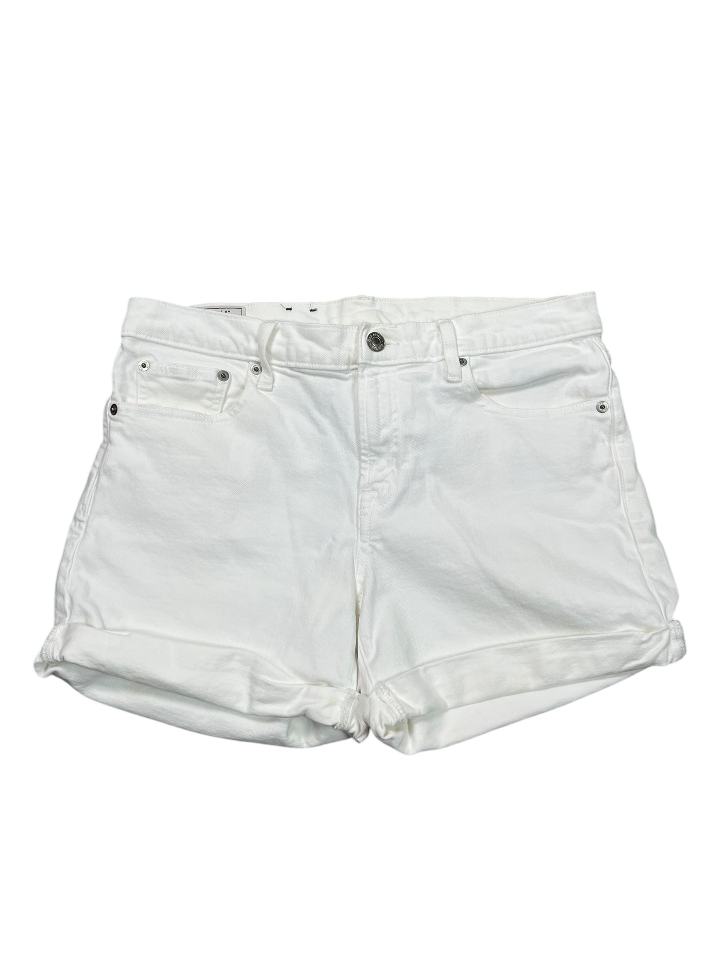 Shorts By Gap In White Denim, Size:M