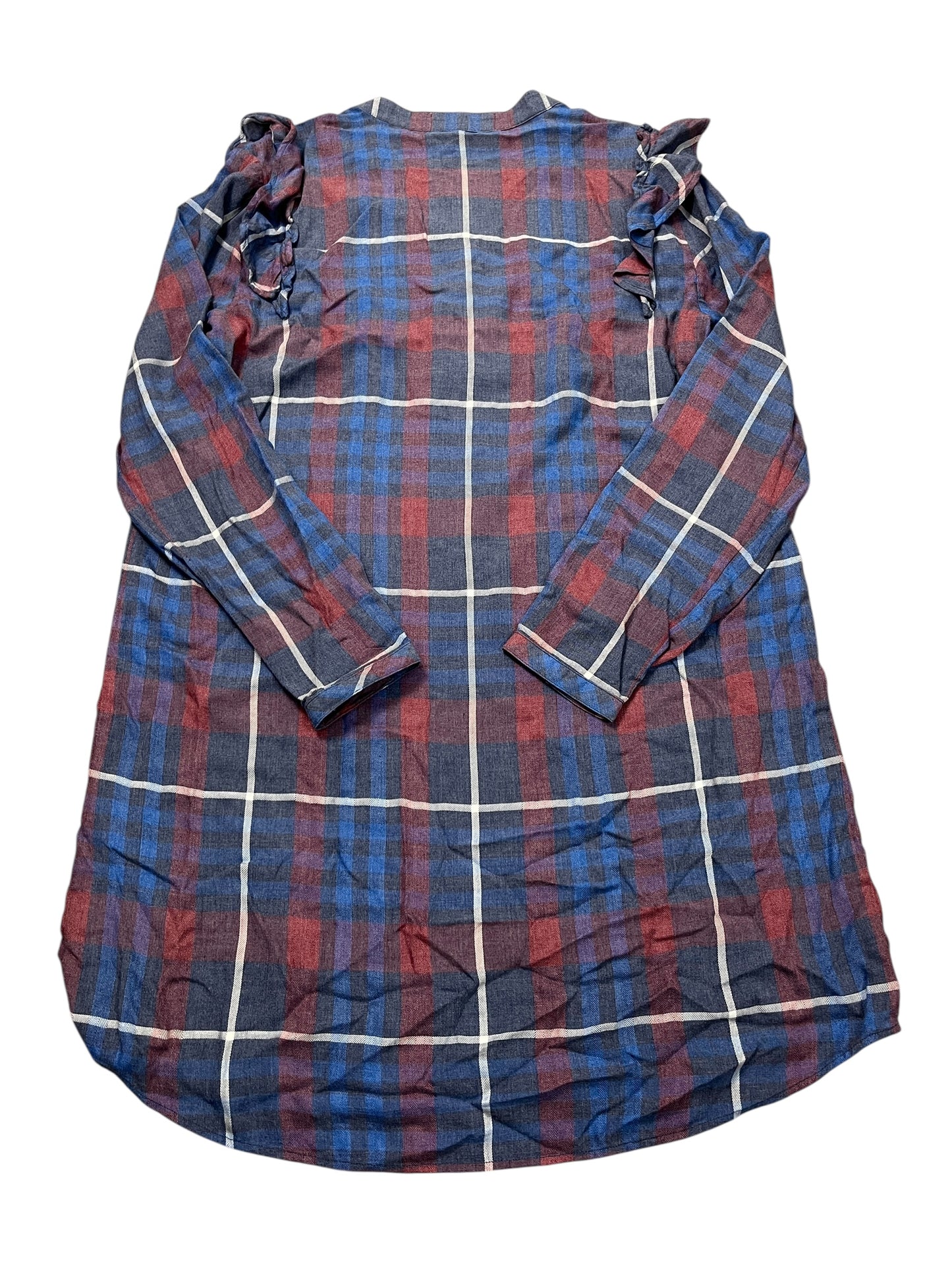 Dress Casual Short By Cloth & Stone In Blue & Red, Size:Xl