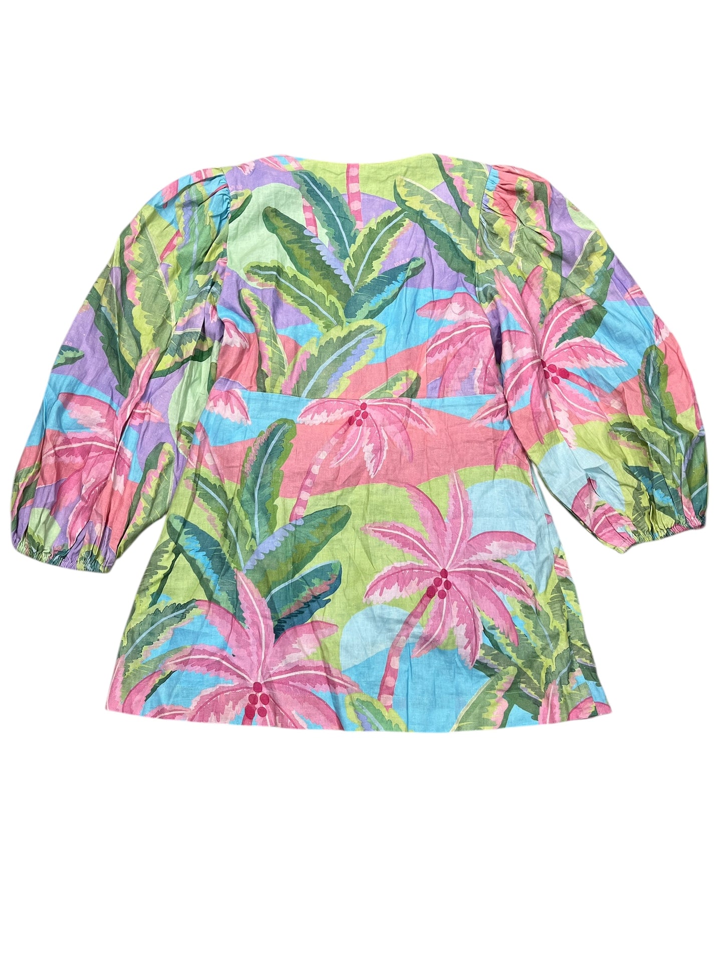 Dress Casual Short By Farm Rio In Pink, Size:Xl