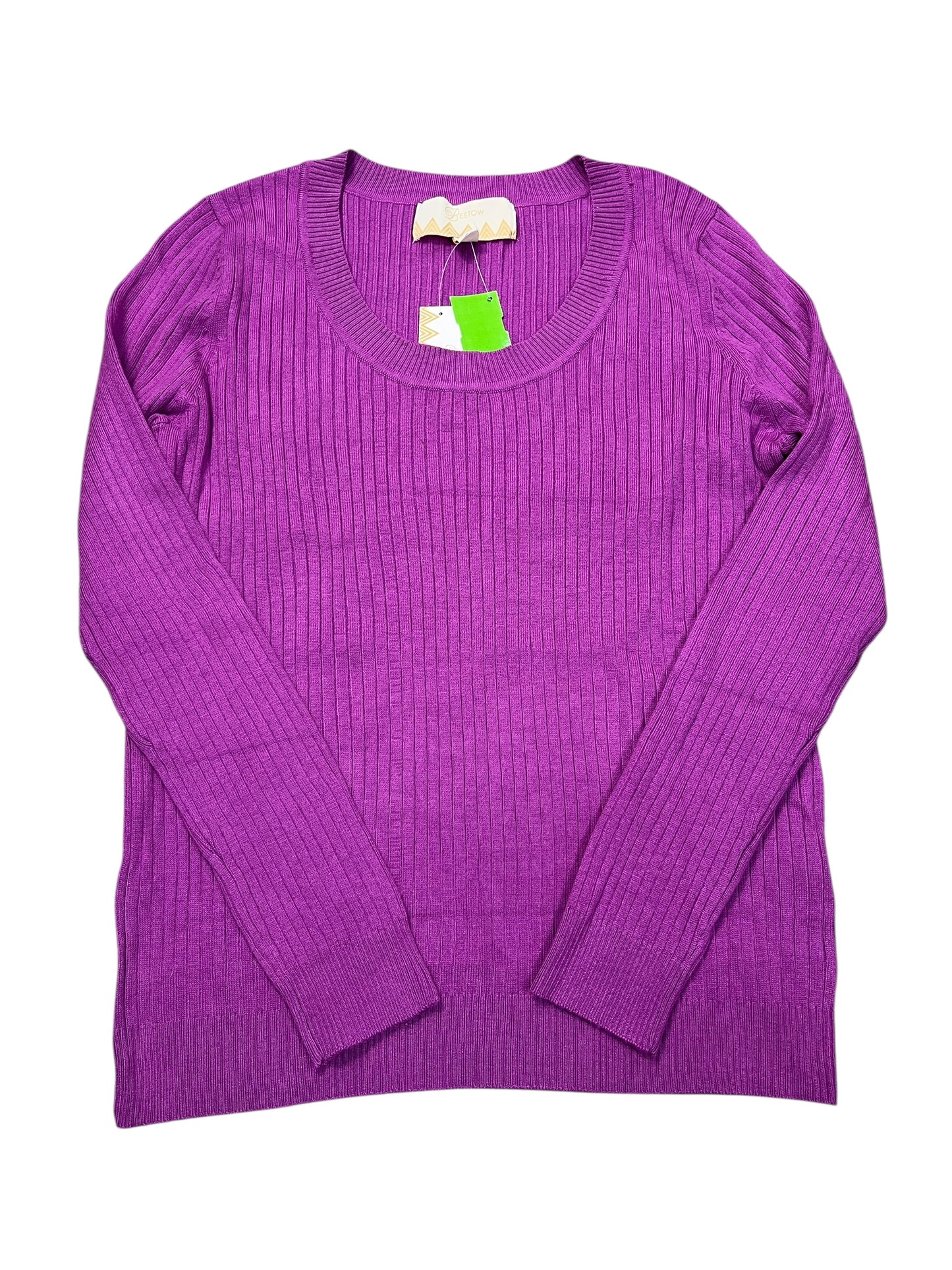 Top Ls By Clothes Mentor In Purple, Size:Xxl