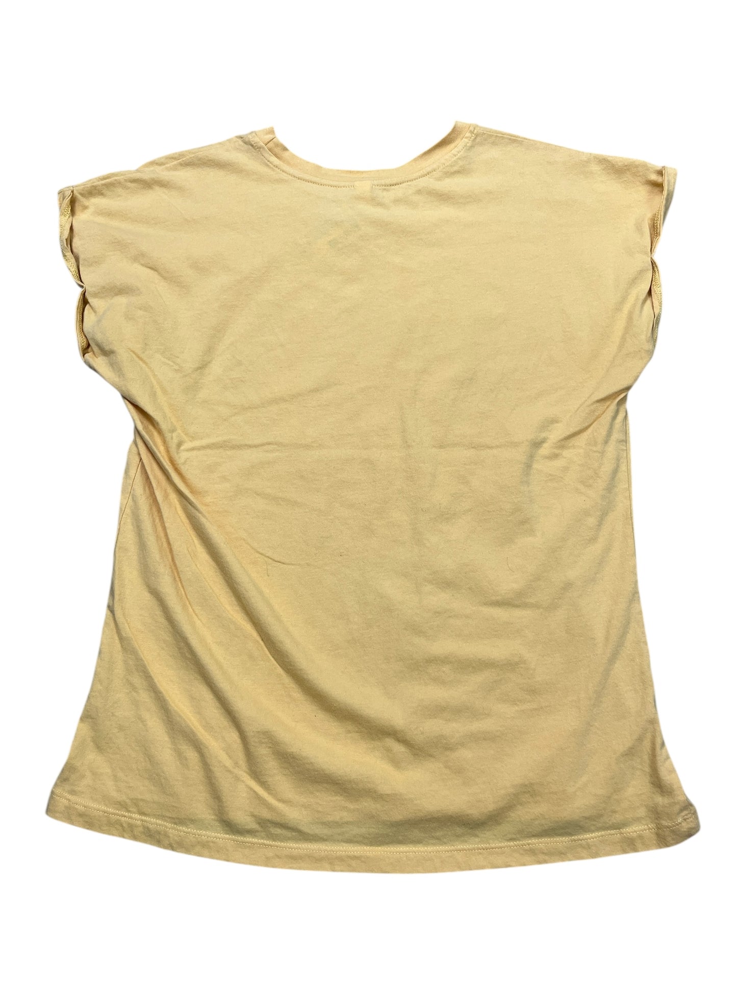 Top Sleeveless By Clothes Mentor In Yellow, Size:L