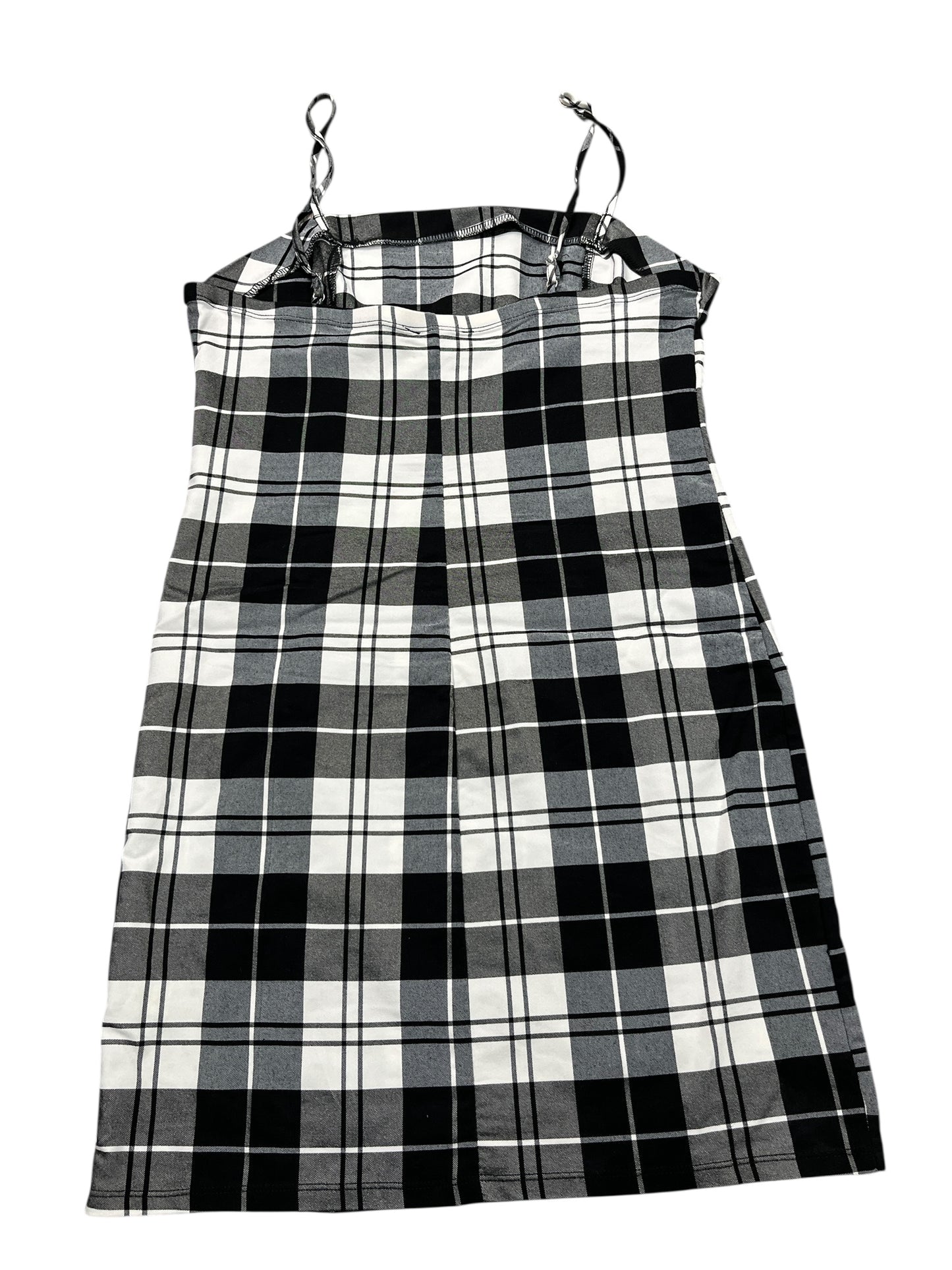 Dress Casual Short By Love Tree In Black & White, Size:L