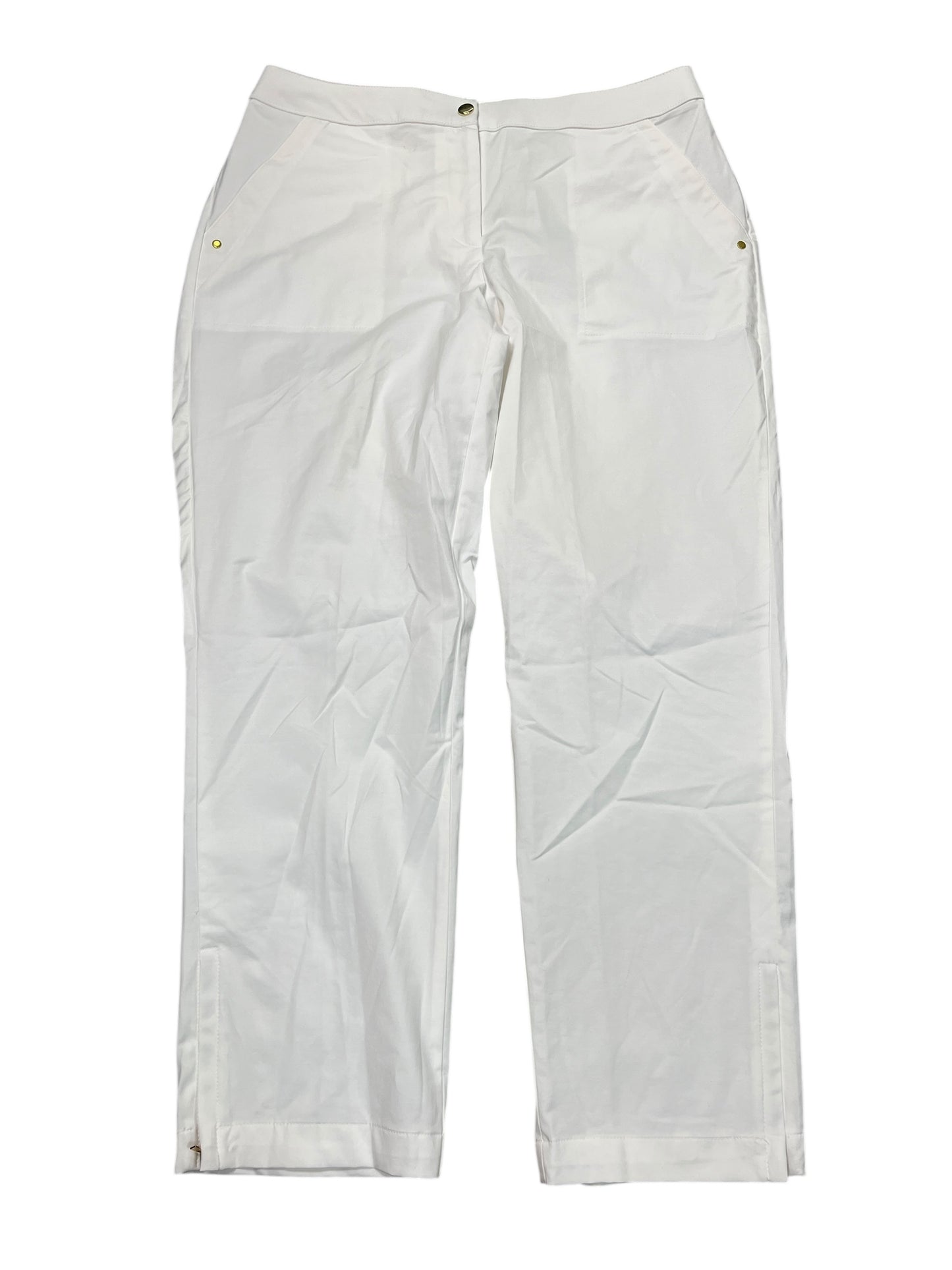 Pants Cropped By Chicos In White, Size:S
