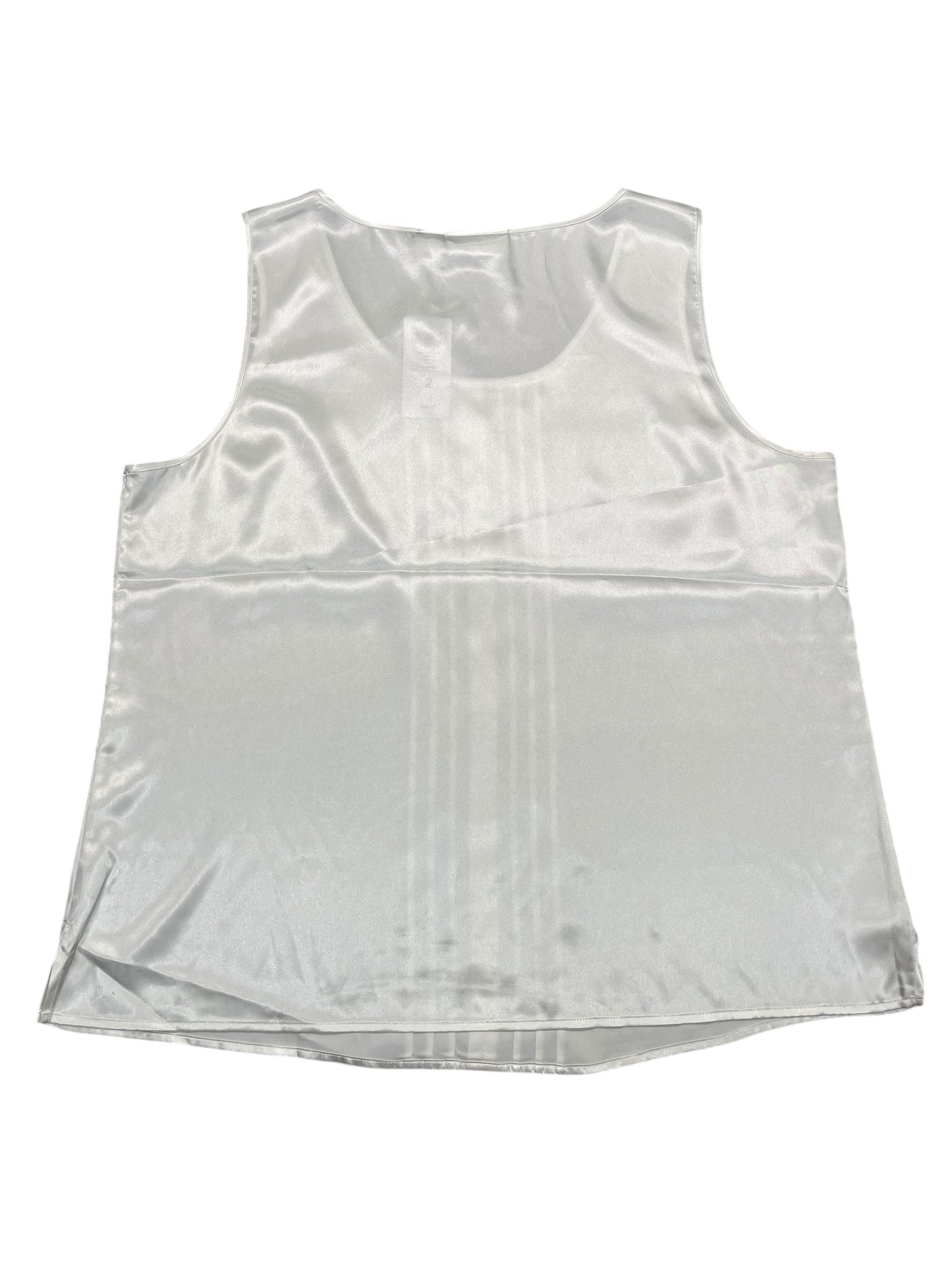 Blouse Sleeveless By Chicos In White, Size:L