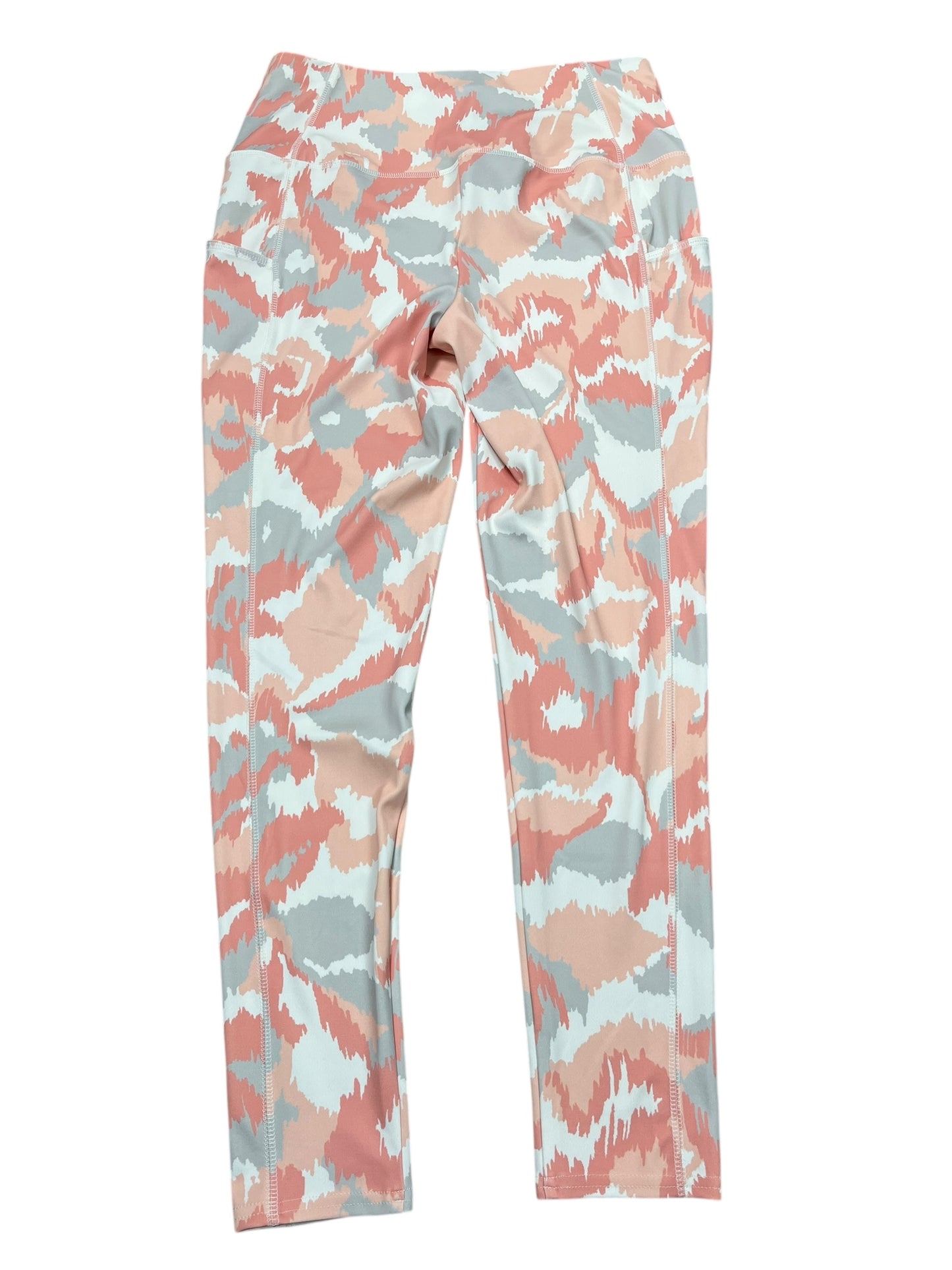 Athletic Leggings By Chicos In Peach, Size:M