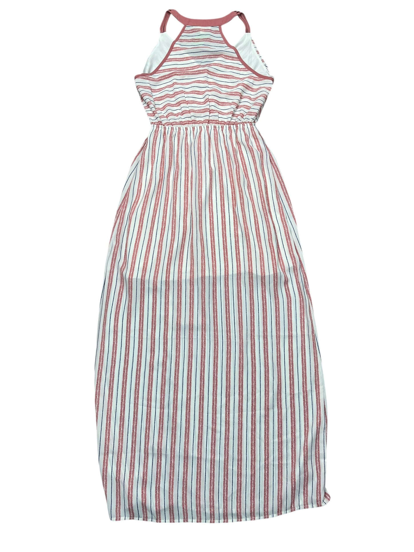 Dress Casual Maxi By Monteau In Striped Pattern, Size:M