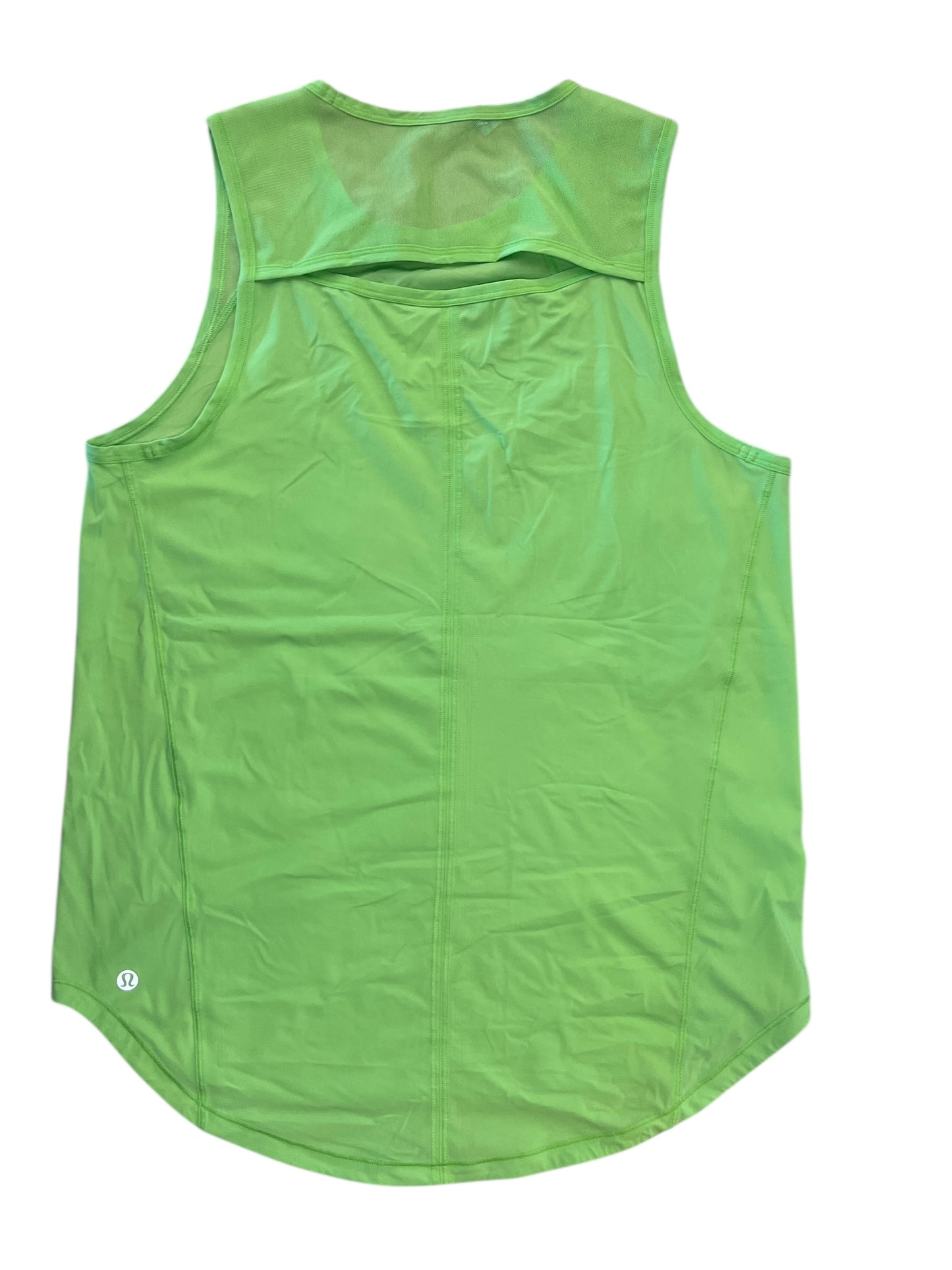 Athletic Tank Top By Lululemon In Green, Size:L