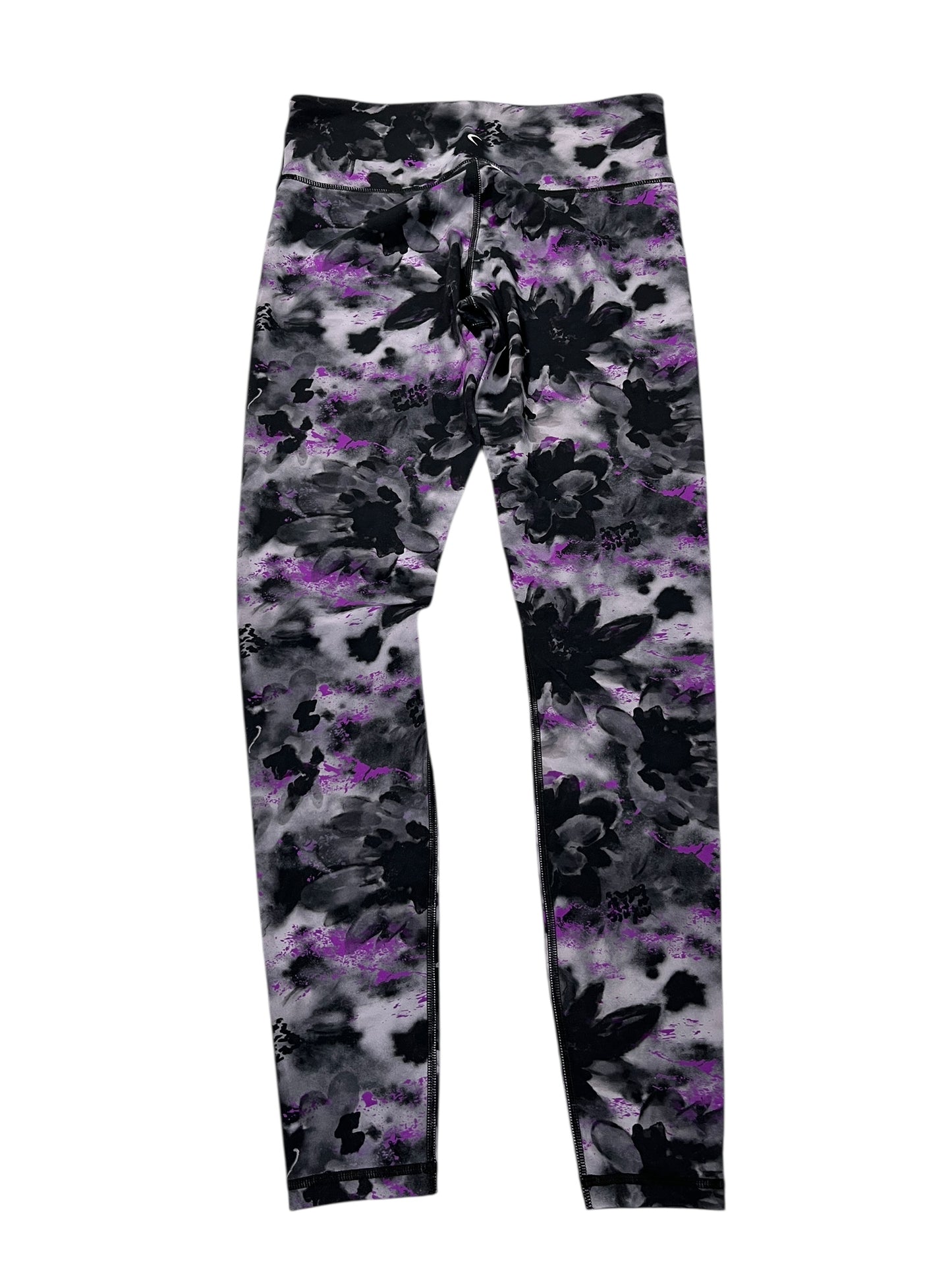 Athletic Leggings By Zyia In Grey & Purple, Size:S