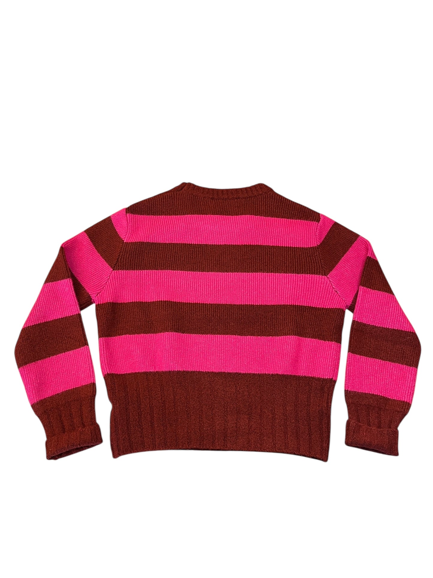 Sweater By English Factory In Pink & Red, Size:M