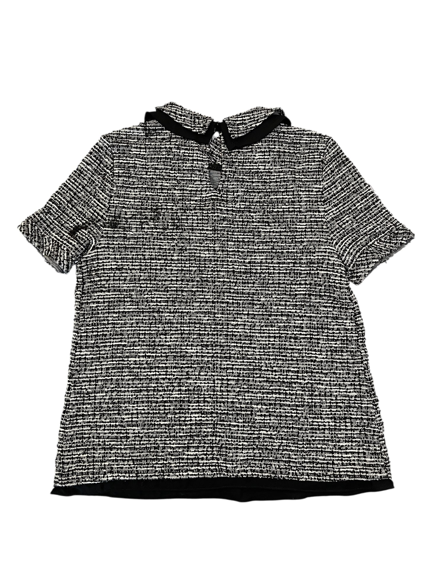 Blouse Ss By 9H15 In Black & White, Size:S