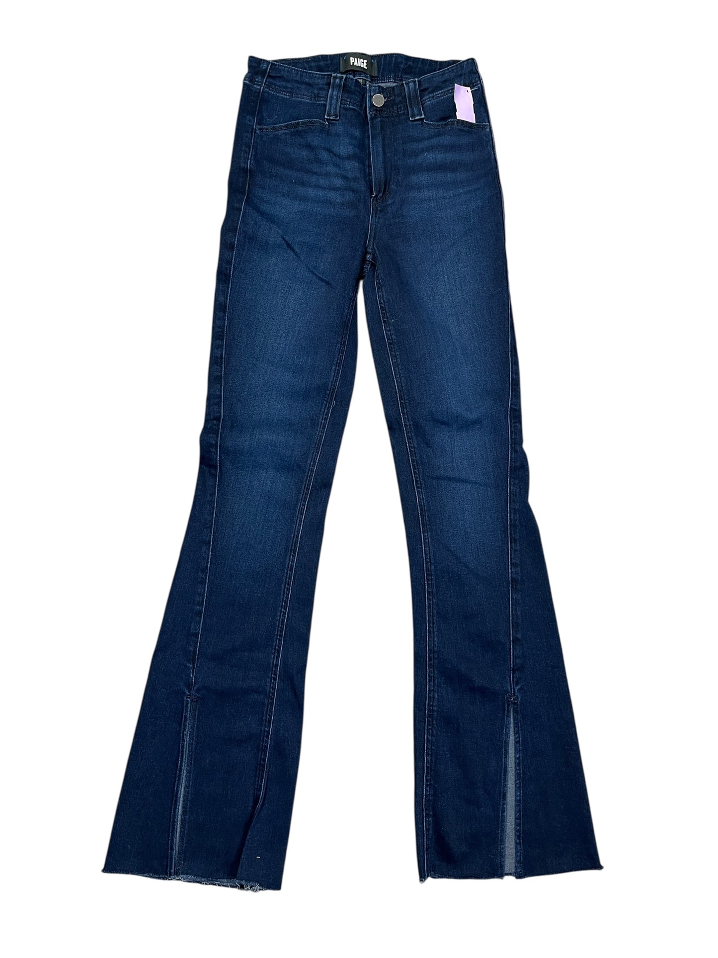 Jeans Boot Cut By Paige In Blue Denim, Size:0