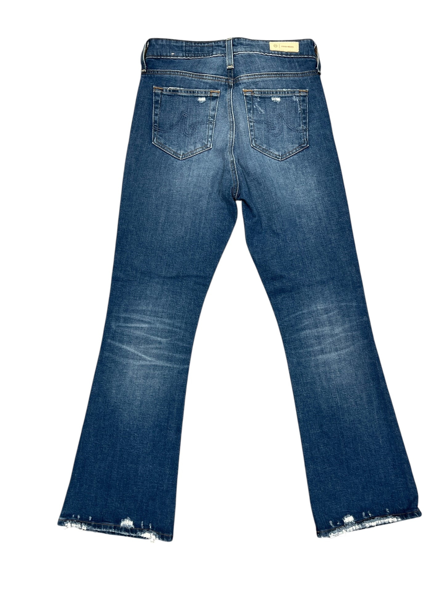 Jeans Boot Cut By Ag Jeans In Blue Denim, Size:0