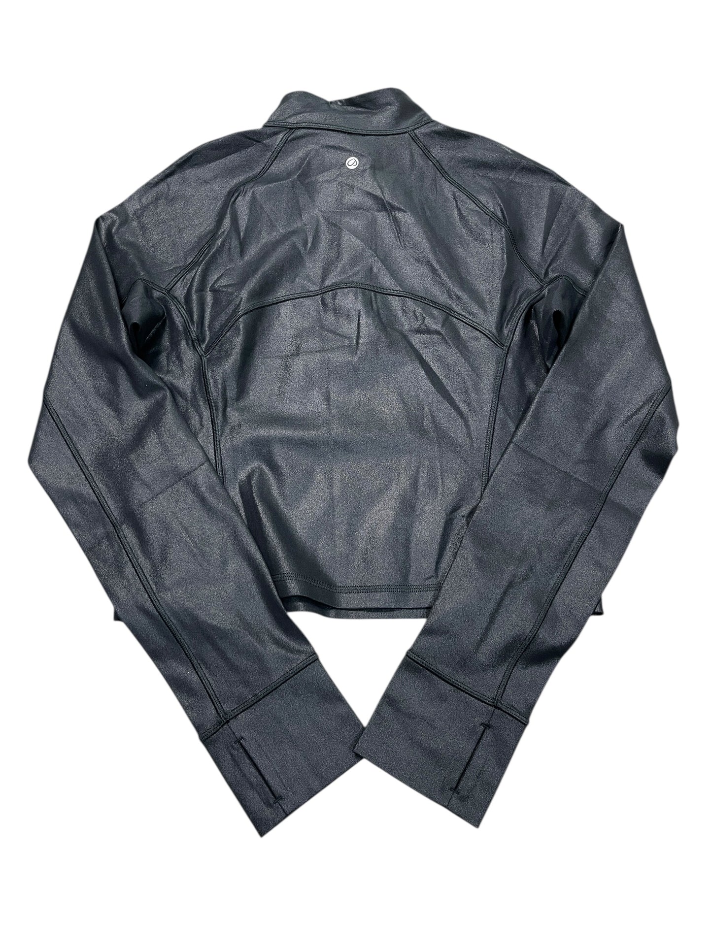 Athletic Top Ls Collar By Clothes Mentor In Black, Size:L