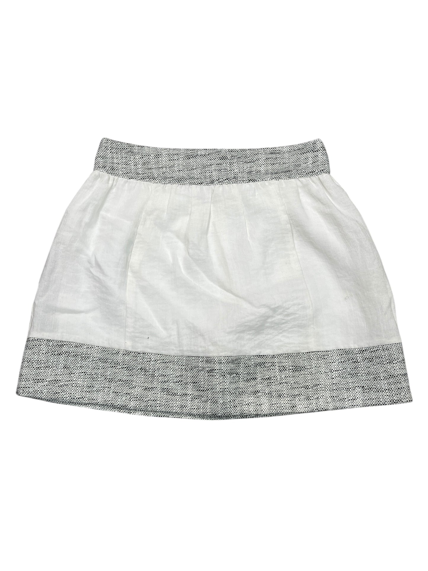 Skirt Mini & Short By Line & Dot In White, Size:M