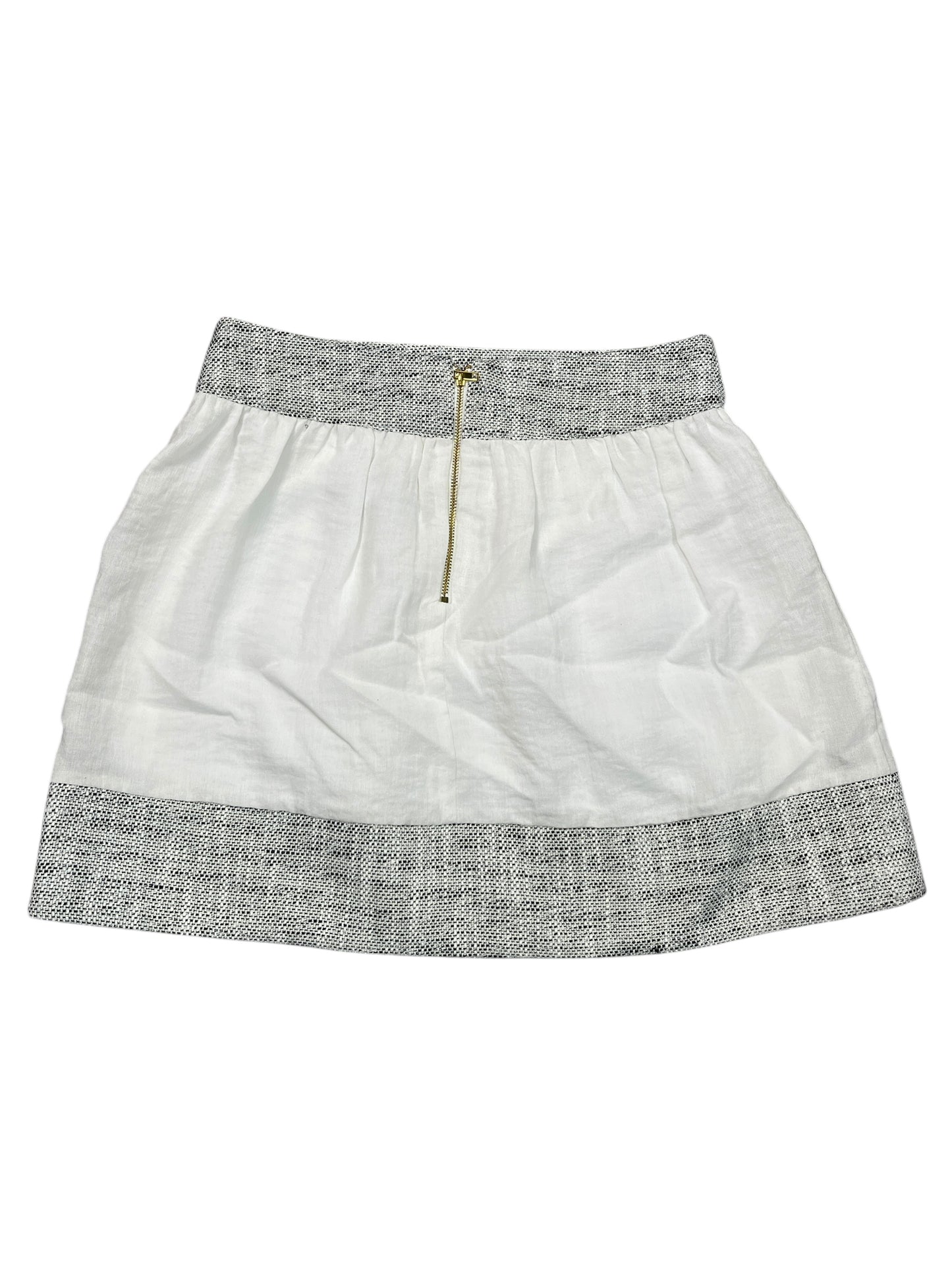 Skirt Mini & Short By Line & Dot In White, Size:M