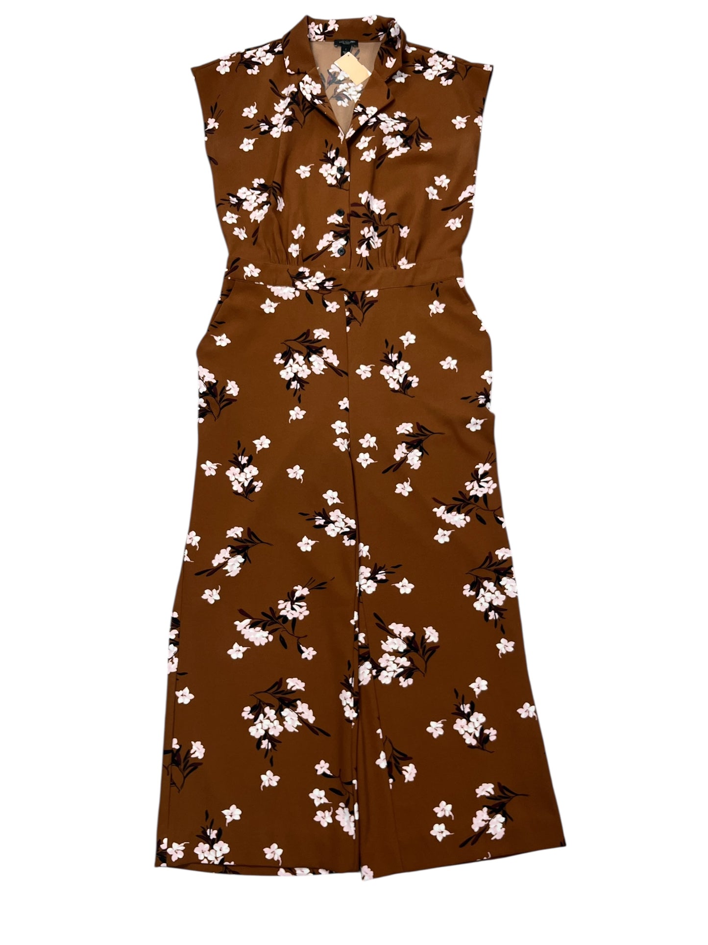 Jumpsuit By Ann Taylor In Brown, Size:S