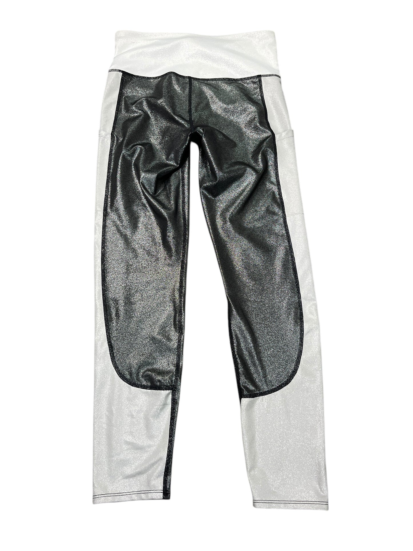 Athletic Leggings By Joy Lab In Silver, Size:S