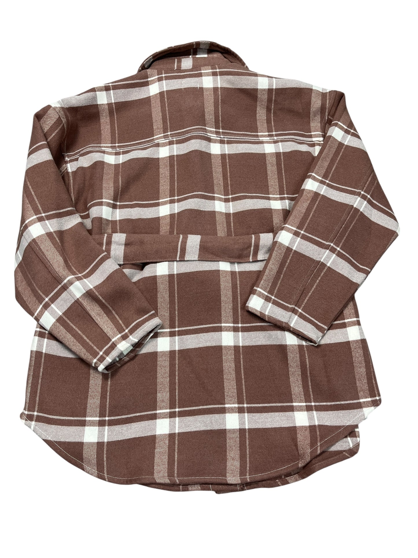 Jacket Shirt By A New Day In Brown, Size:S