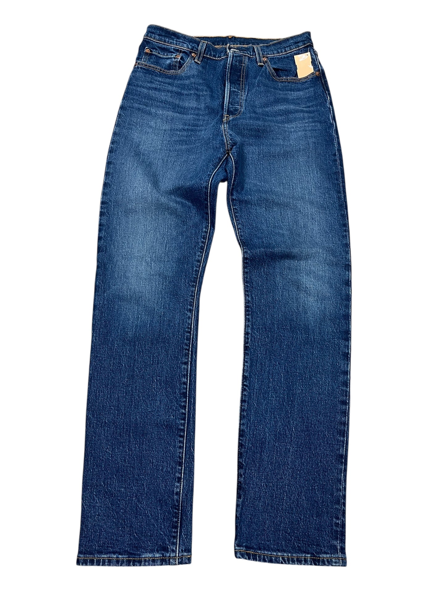 Jeans Boyfriend By Levis In Blue Denim, Size:8