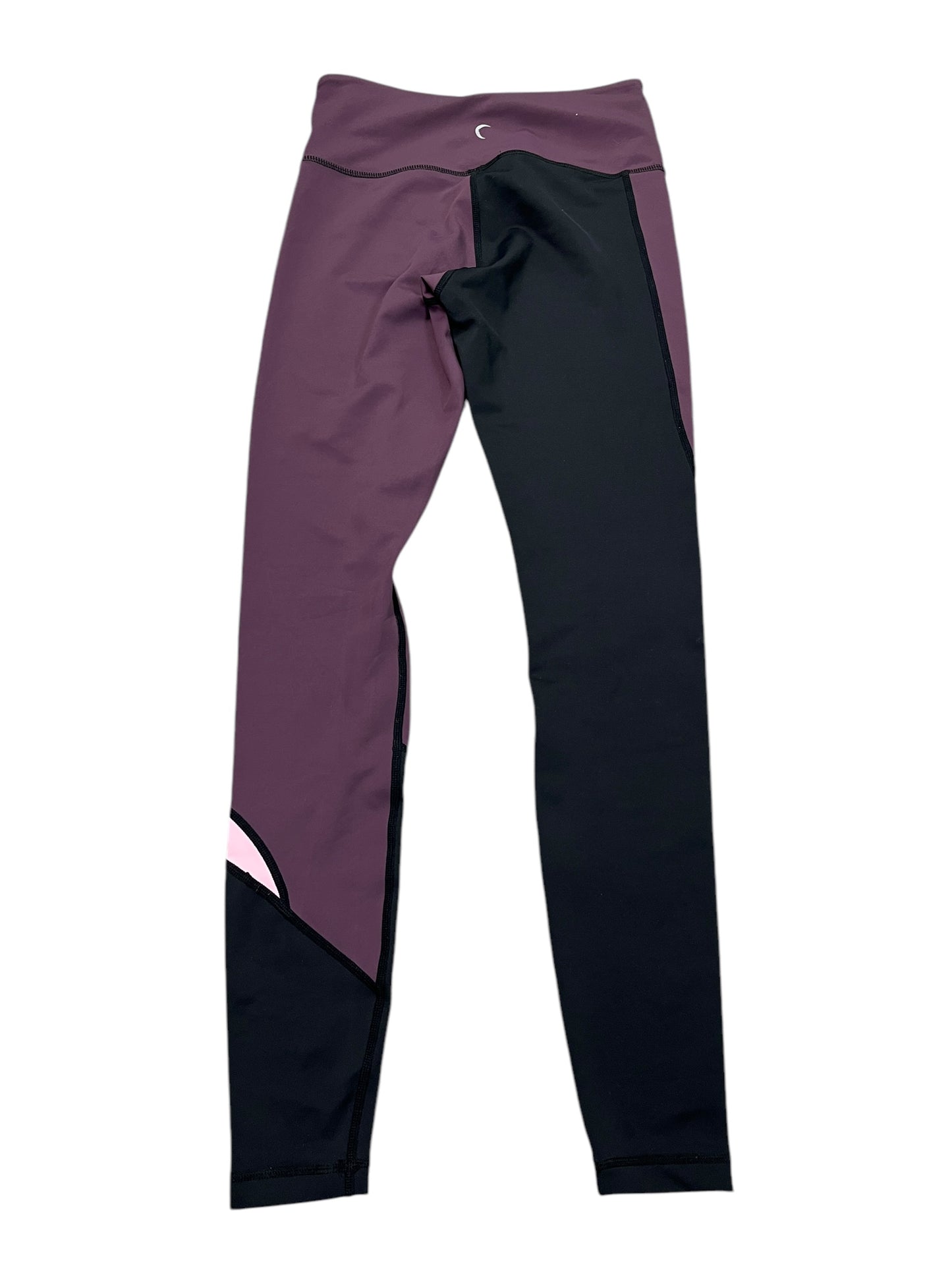 Athletic Leggings By Zyia In Black & Purple, Size:S