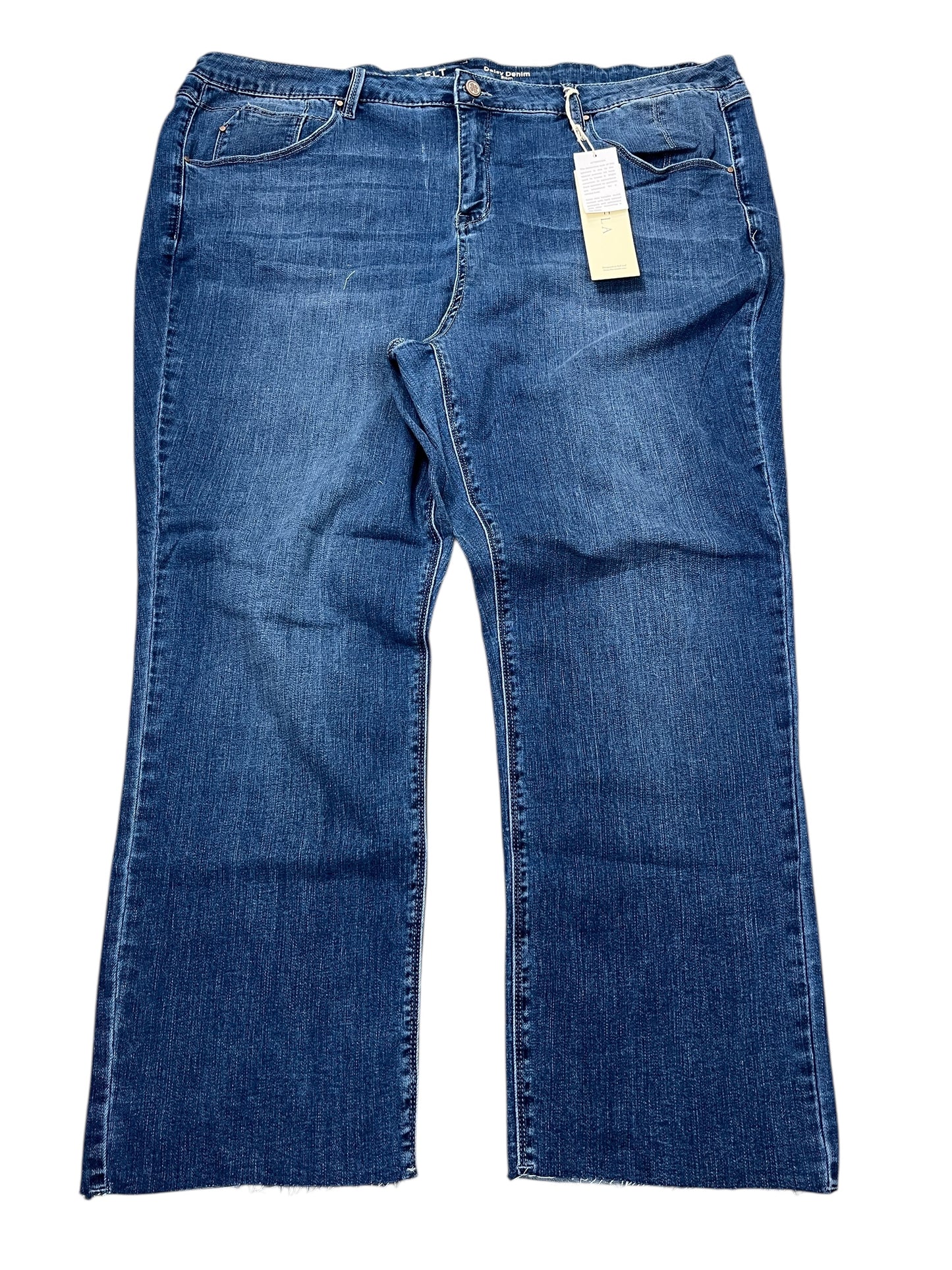 Jeans Straight By Laurie Felt In Blue Denim, Size:26
