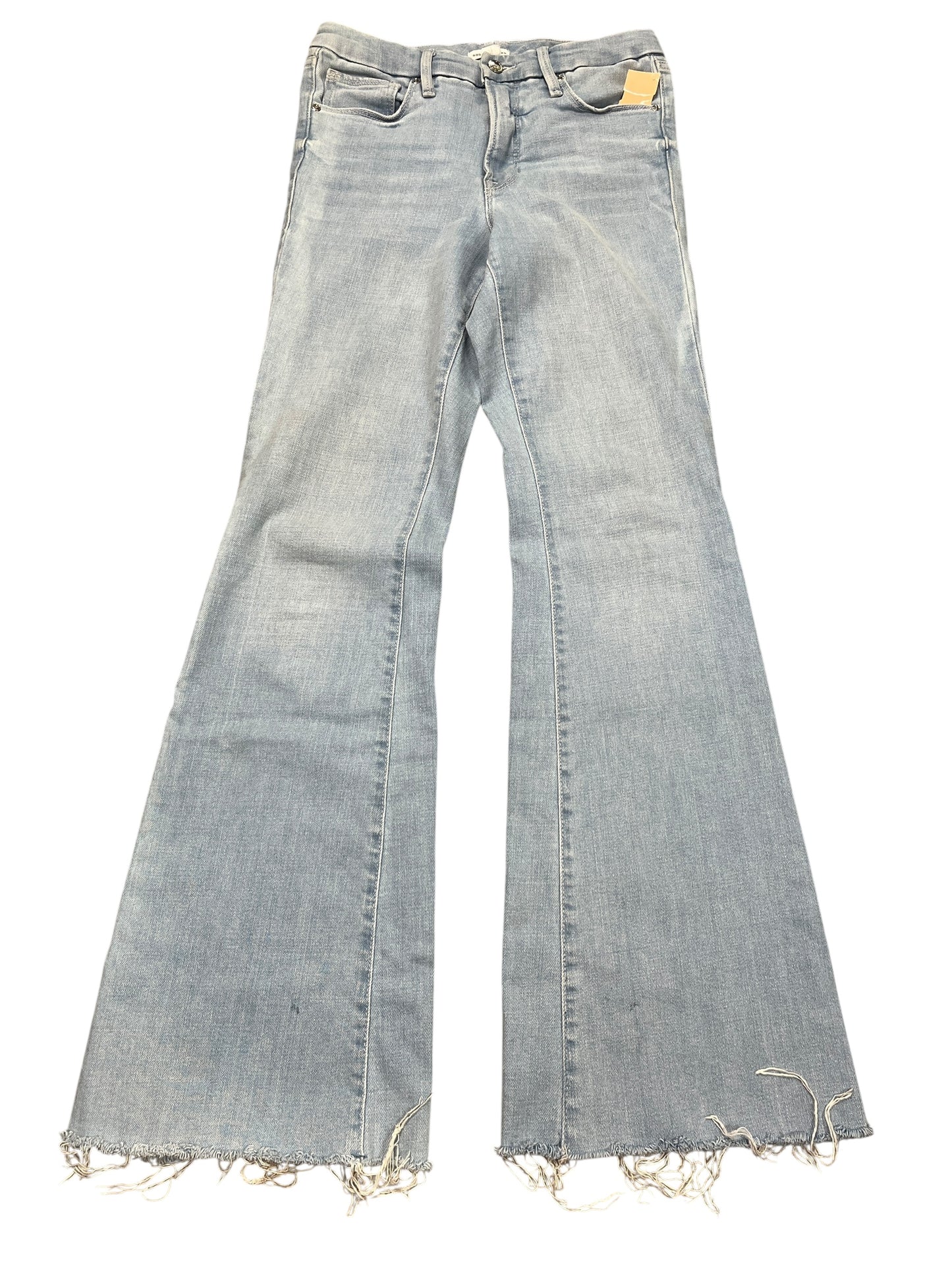 Jeans Flared By Good American In Blue Denim, Size:8