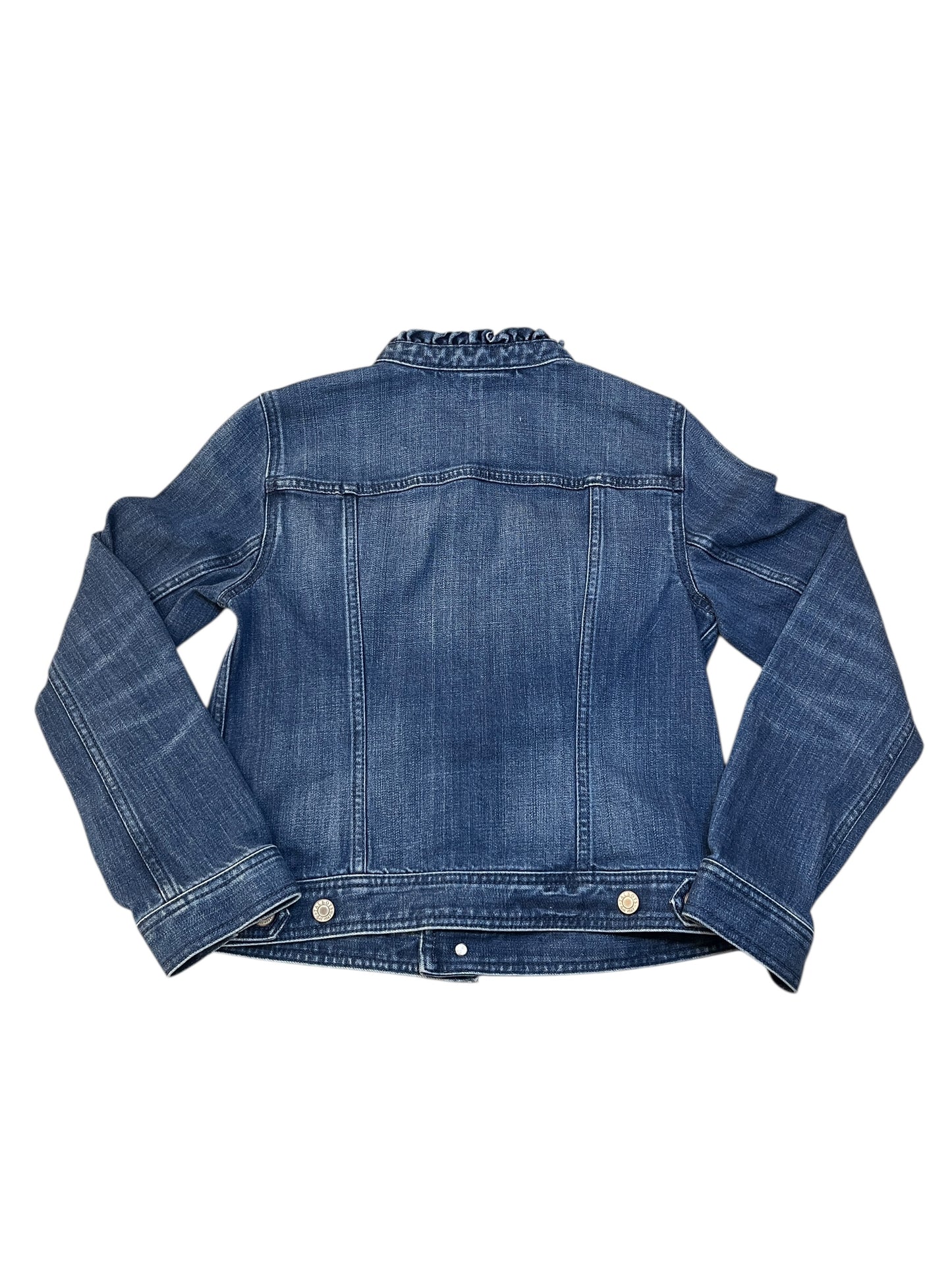 Jacket Denim By Talbots In Blue Denim, Size:S