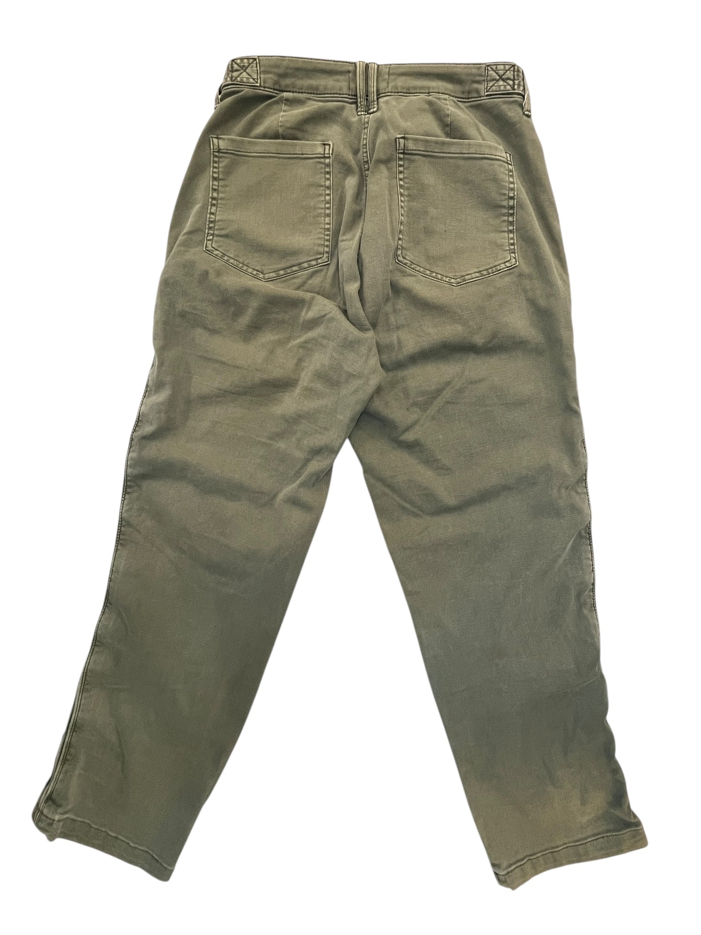 Jeans Cropped By Pistola In Green, Size:8